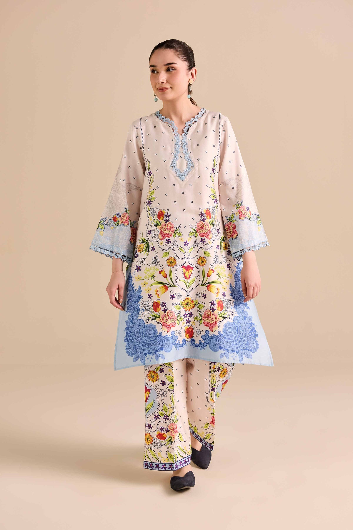 2 Piece - Printed Suit - PW25-369 for Women - Pret Collection | Nishat | Shop Online