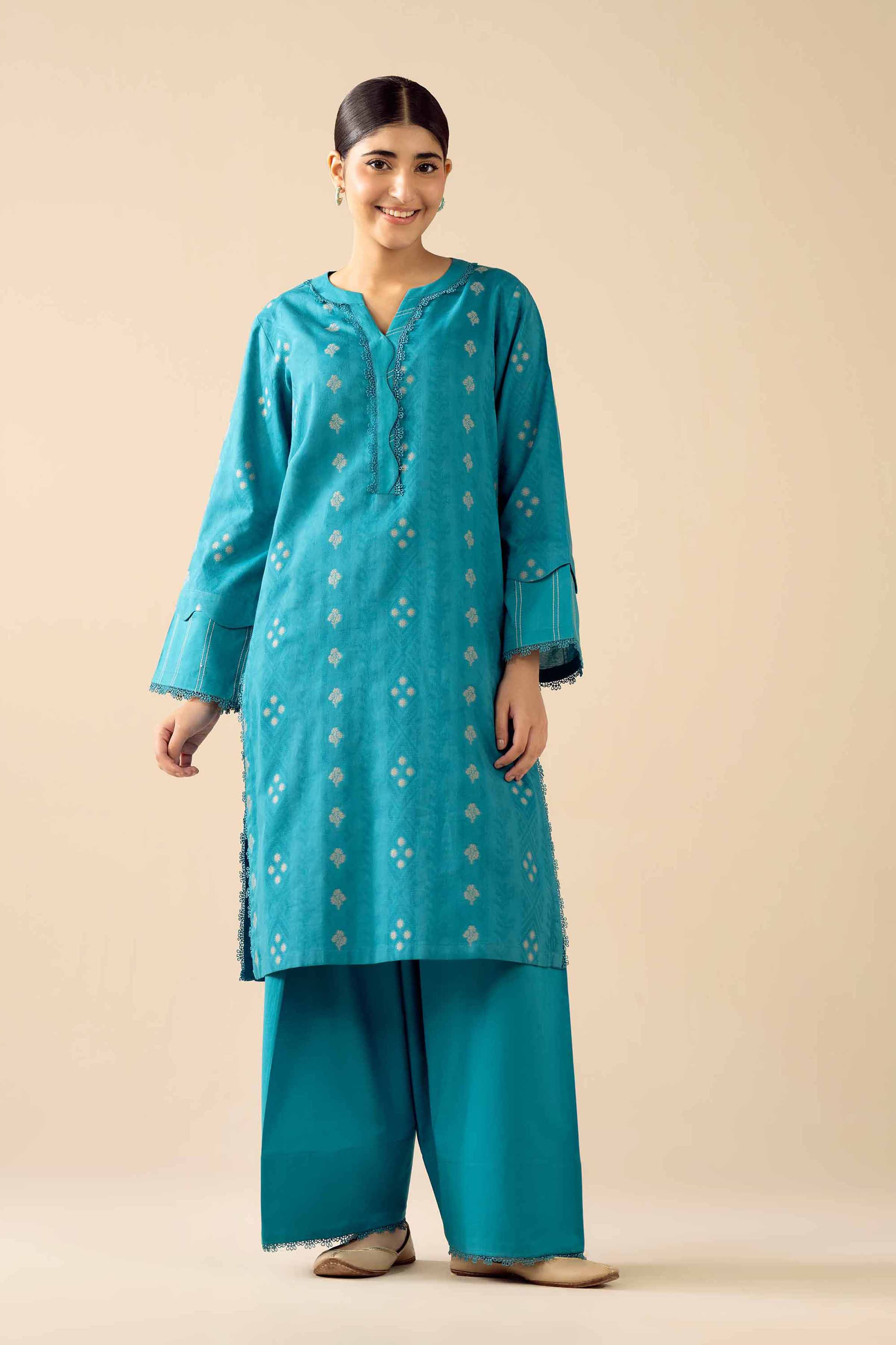 2 Piece - Printed Suit - PW25-375 for Women - Pret Collection | Nishat | Shop Online