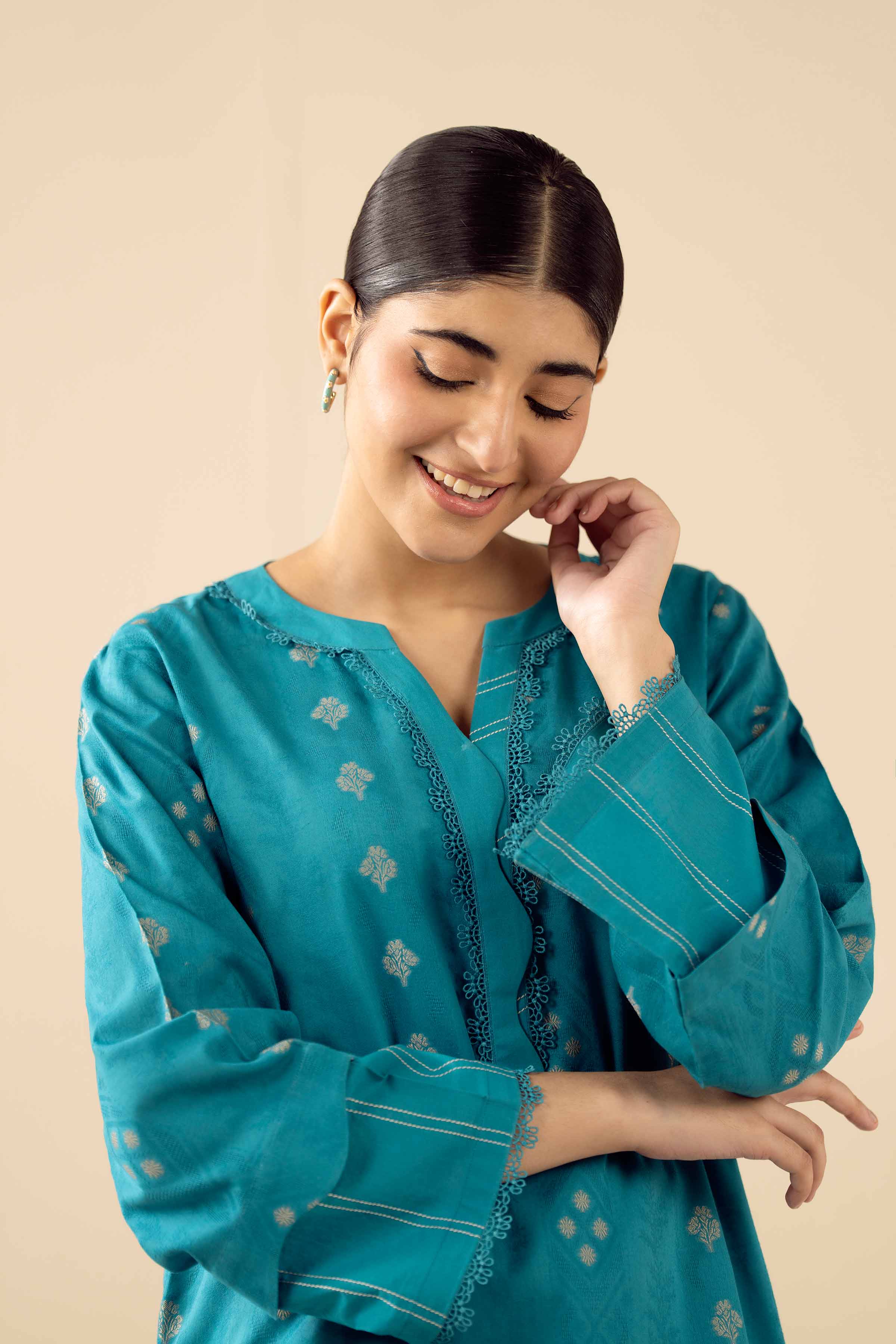2 Piece - Printed Suit - PW25-375 for Women - Pret Collection | Nishat | Shop Online