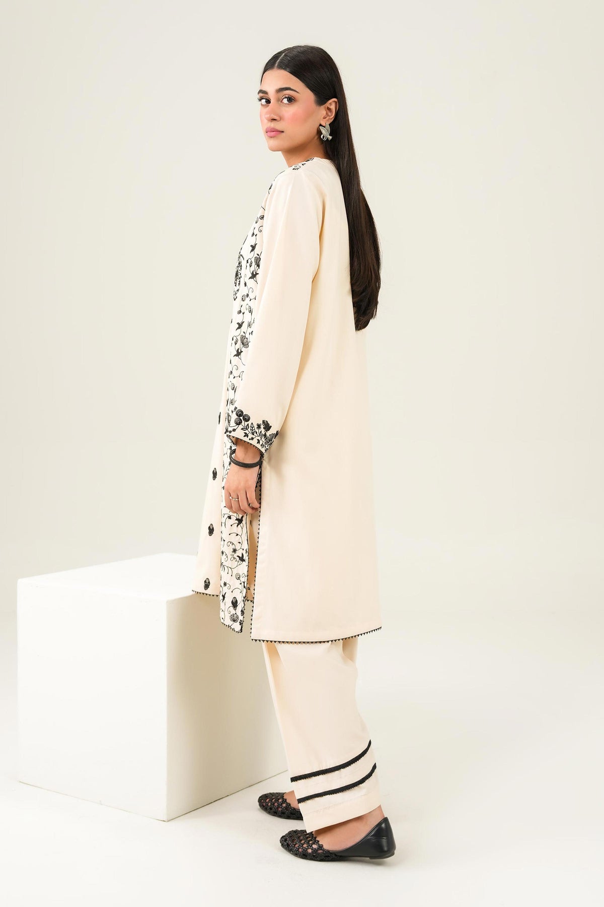 2 Piece - Embroidered Suit - PW25-377 for Women - Pret Collection | Nishat | Shop Online