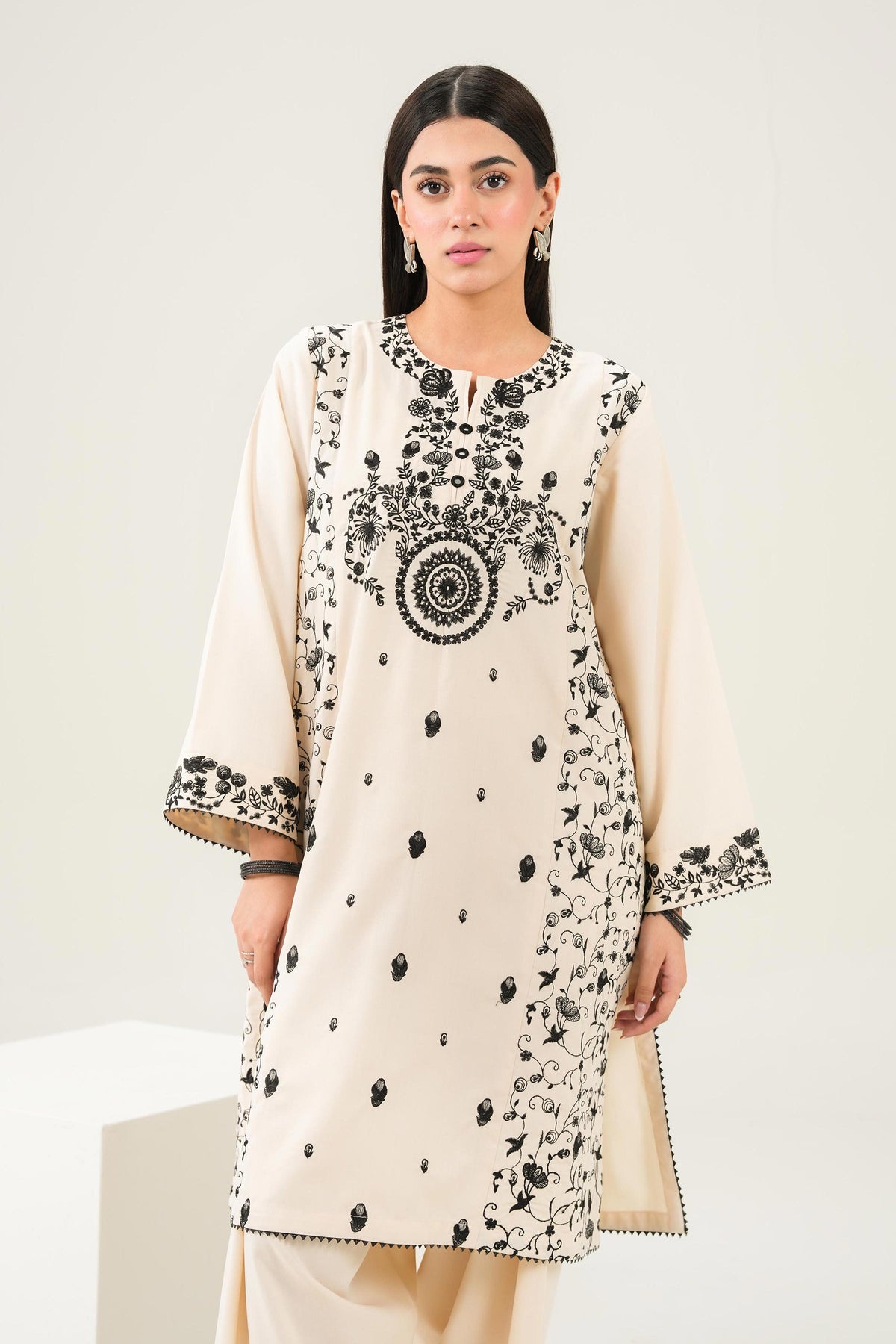 2 Piece - Embroidered Suit - PW25-377 for Women - Pret Collection | Nishat | Shop Online