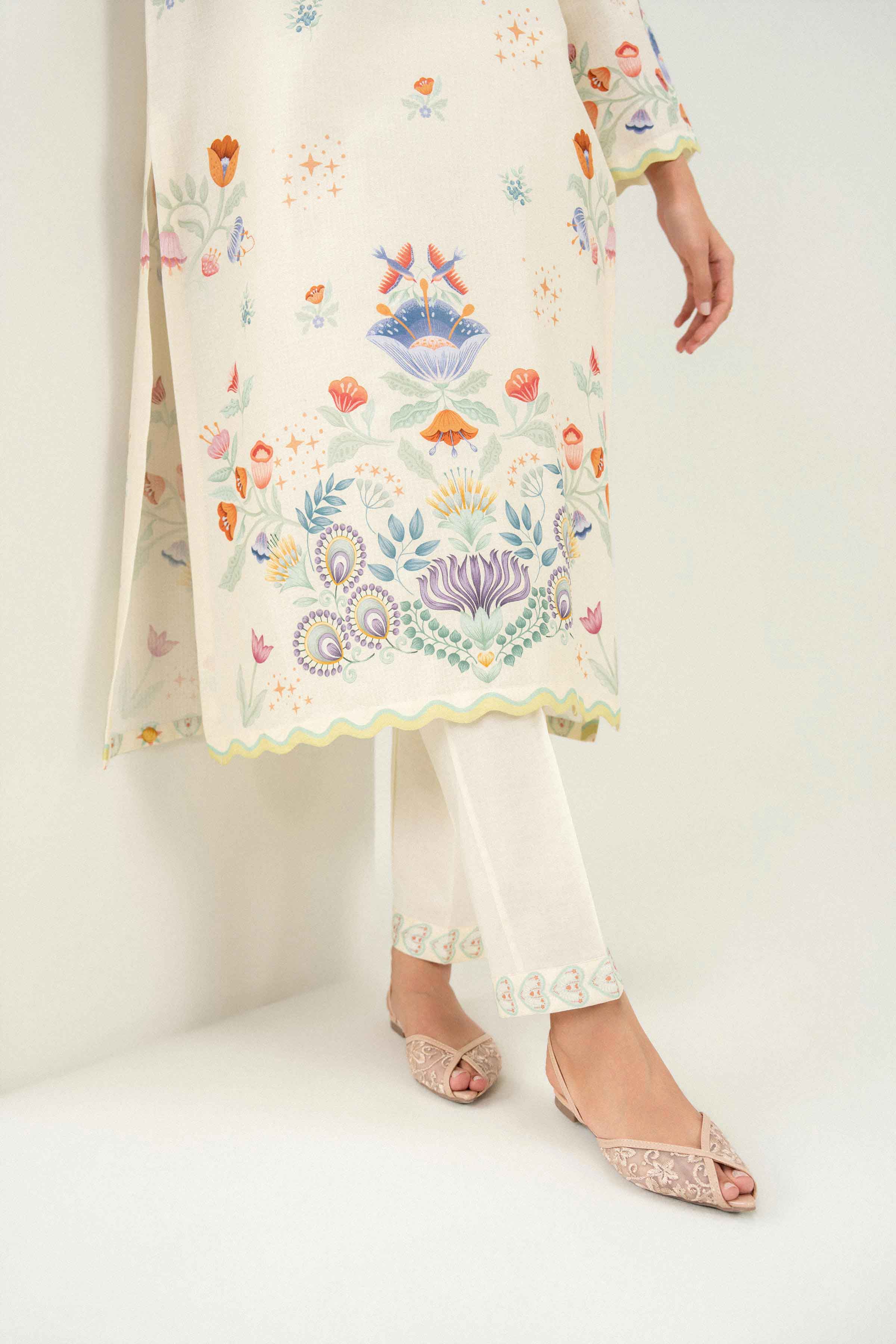 2 Piece - Embroidered Suit - PW25-389 for Women - Pret Collection | Nishat | Shop Online 
