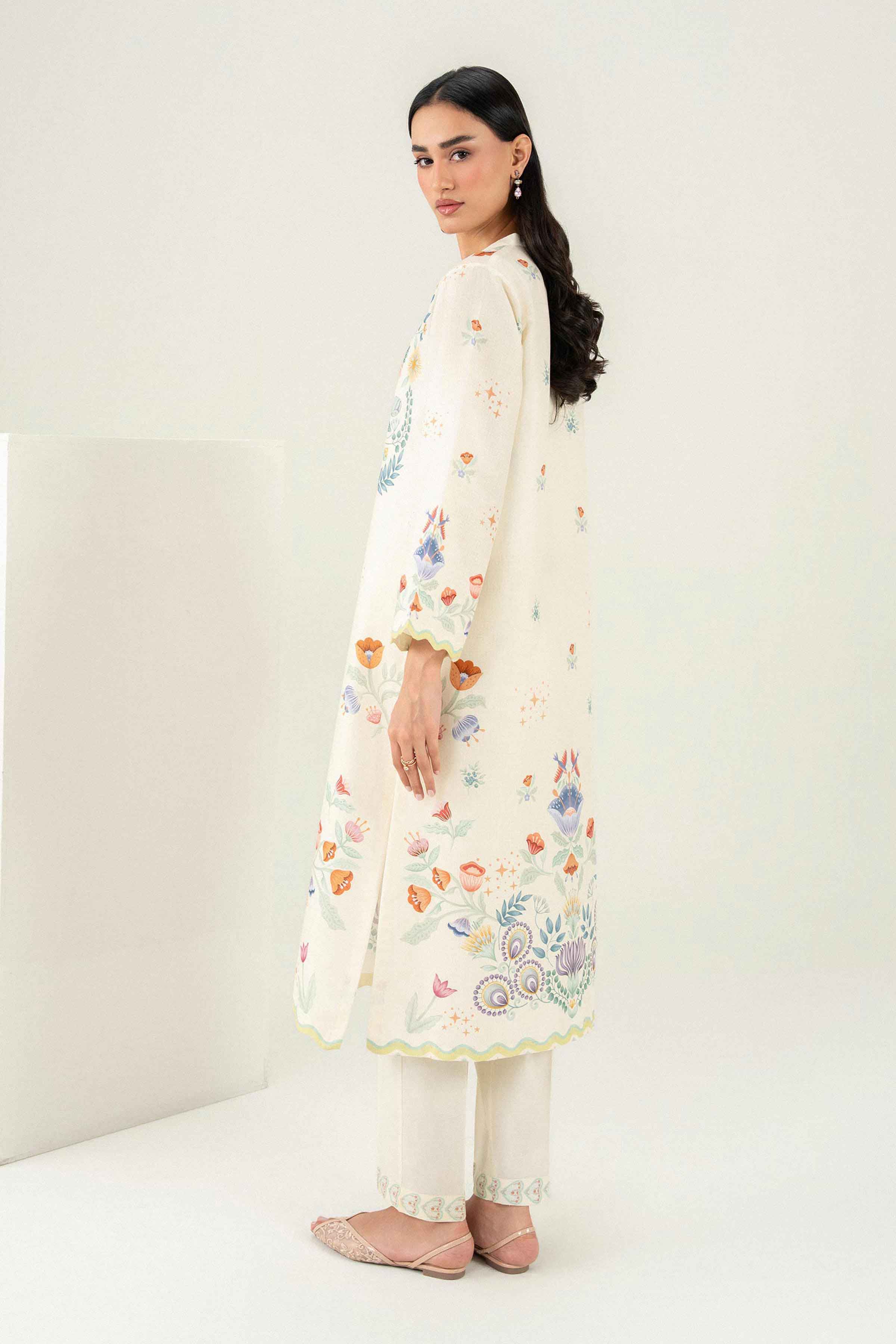 2 Piece - Embroidered Suit - PW25-389 for Women - Pret Collection | Nishat | Shop Online 