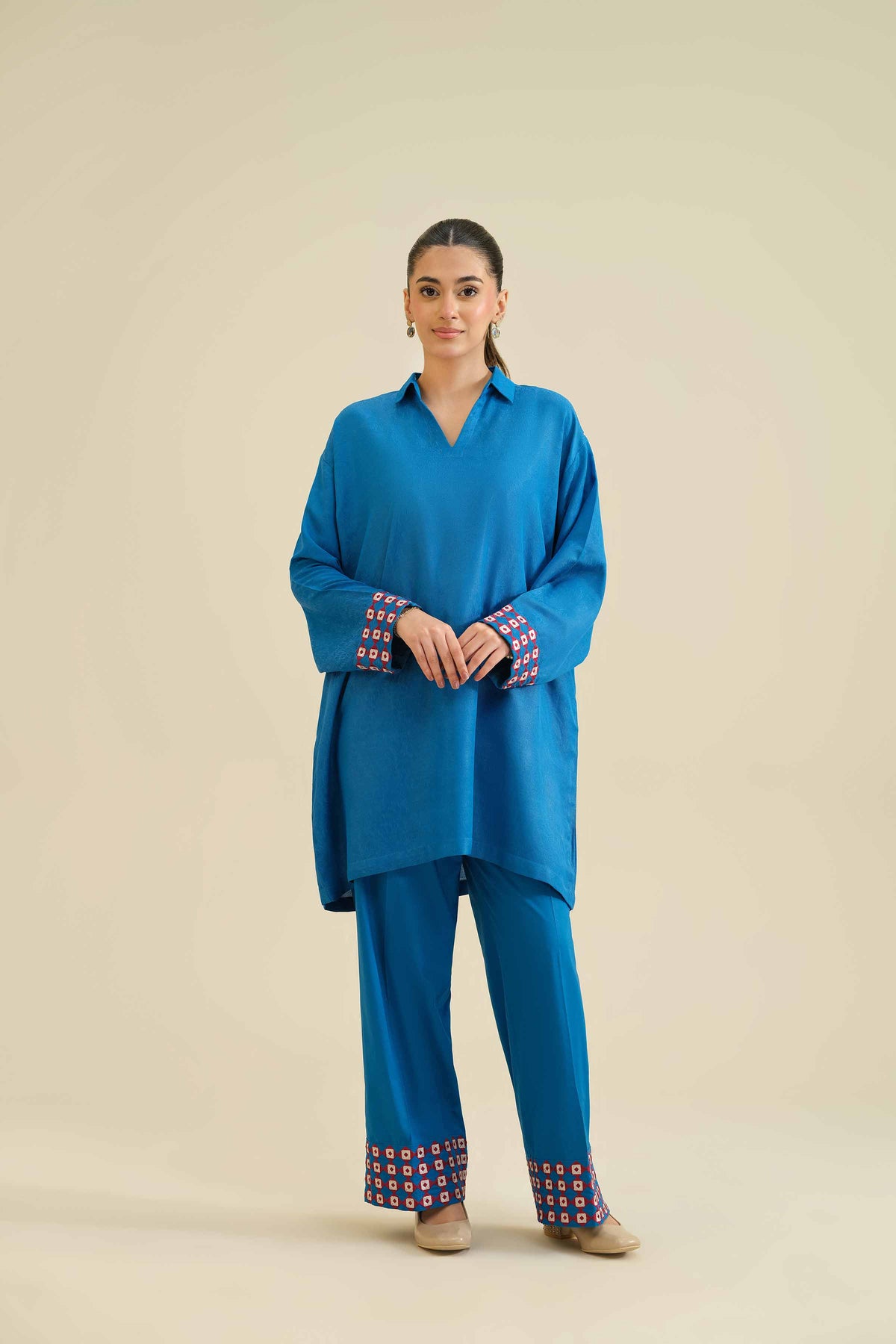 2 Piece - Embroidered Suit - PW25-39 for Women - Pret Collection | Nishat | Shop Online