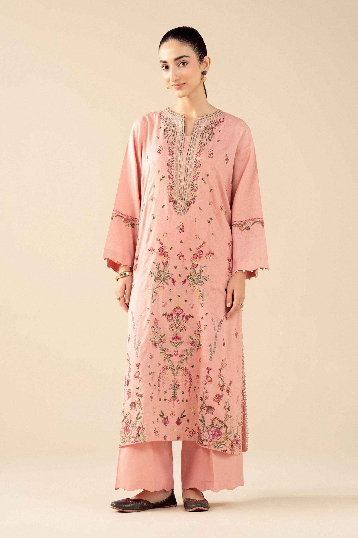 2 Piece - Embroidered Suit - PW25-393 for Women - Pret Collection | Nishat | Shop Online 