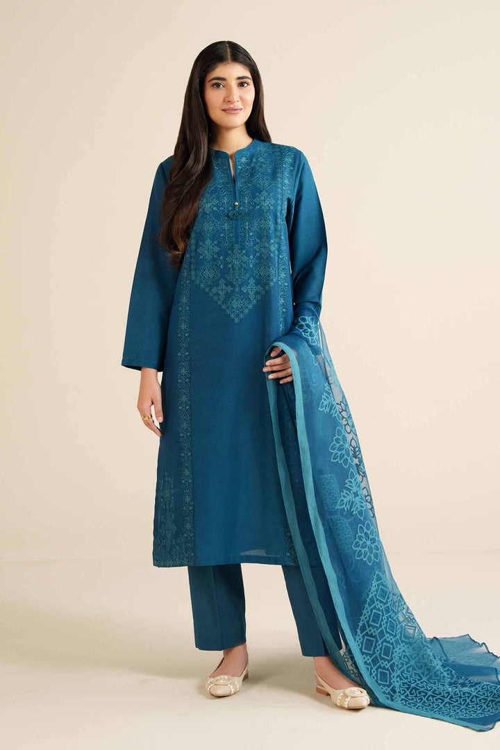 3 Piece - Embroidered Suit - PW25-398 for Women - Pret Collection | Nishat | Shop Online