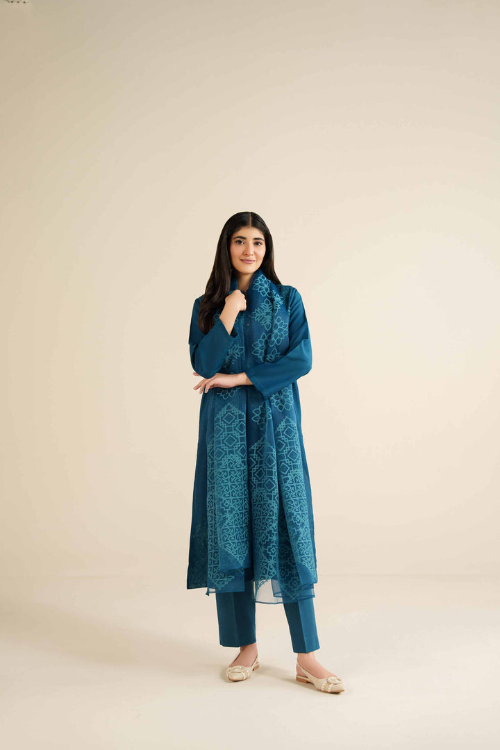 3 Piece - Embroidered Suit - PW25-398 for Women - Pret Collection | Nishat | Shop Online