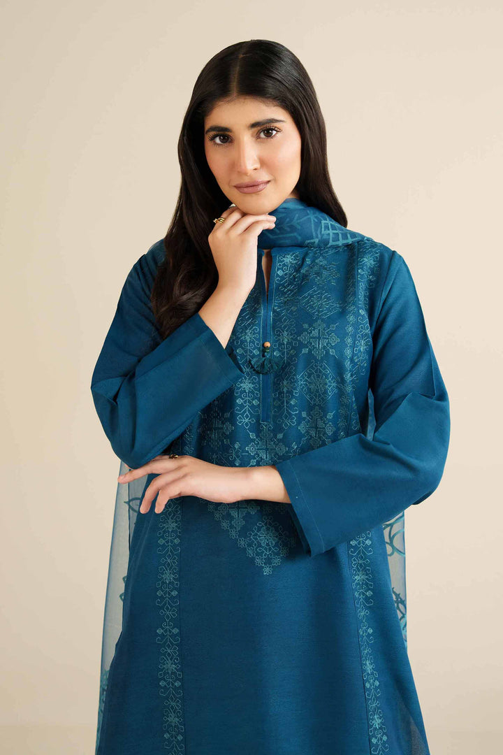 3 Piece - Embroidered Suit - PW25-398 for Women - Pret Collection | Nishat | Shop Online