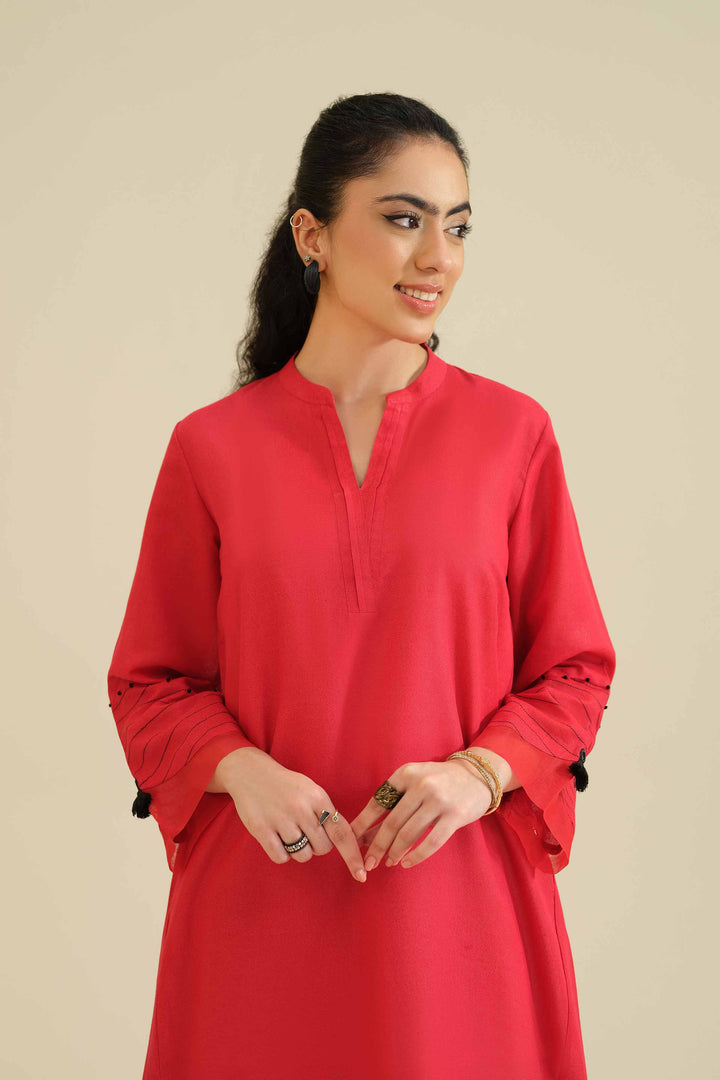 Basic Shirt - PW25-41 for Women - Pret Collection | Nishat | Shop Online