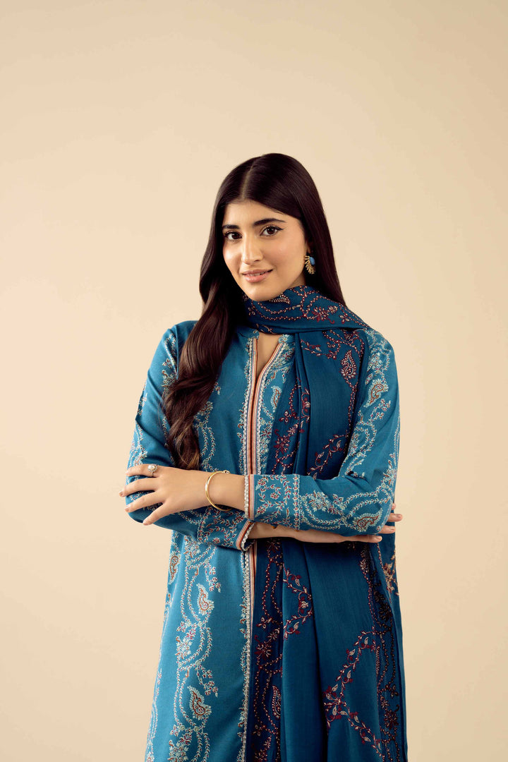 3 Piece - Printed Embroidered Suit - PW25-431 for Women - Pret Collection | Nishat | Shop Online
