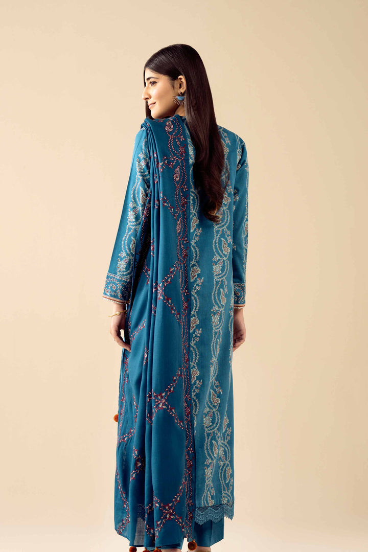 3 Piece - Printed Embroidered Suit - PW25-431 for Women - Pret Collection | Nishat | Shop Online