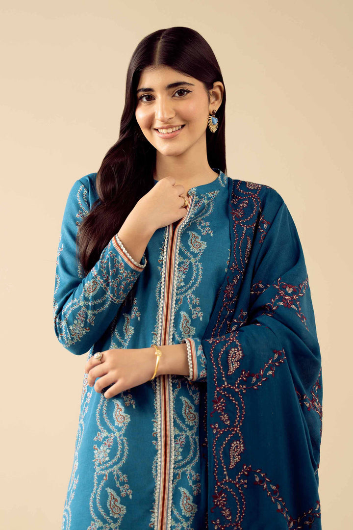 3 Piece - Printed Embroidered Suit - PW25-431 for Women - Pret Collection | Nishat | Shop Online