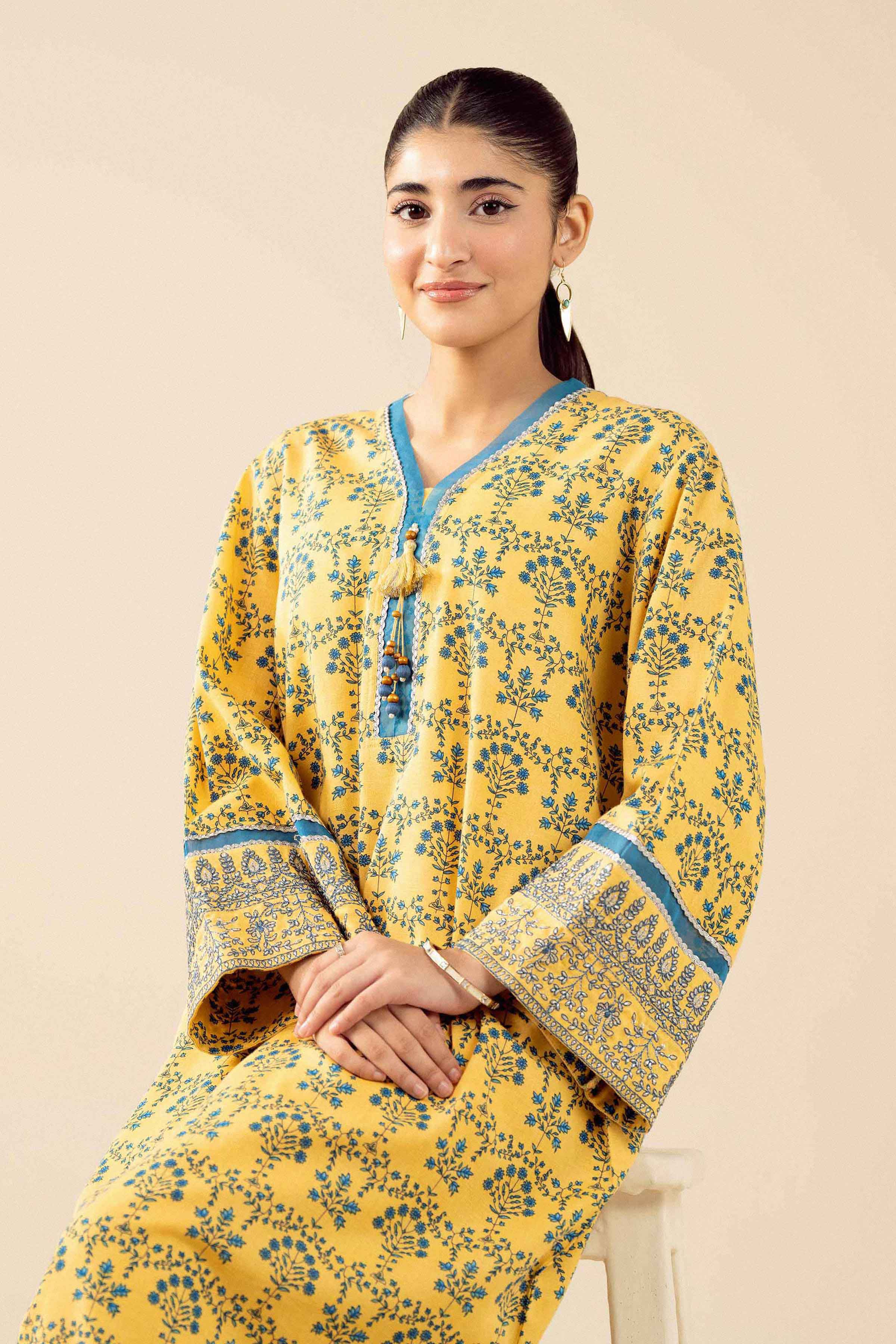 3 Piece - Printed Embroidered Suit - PW25-432 for Women - Pret Collection | Nishat | Shop Online 