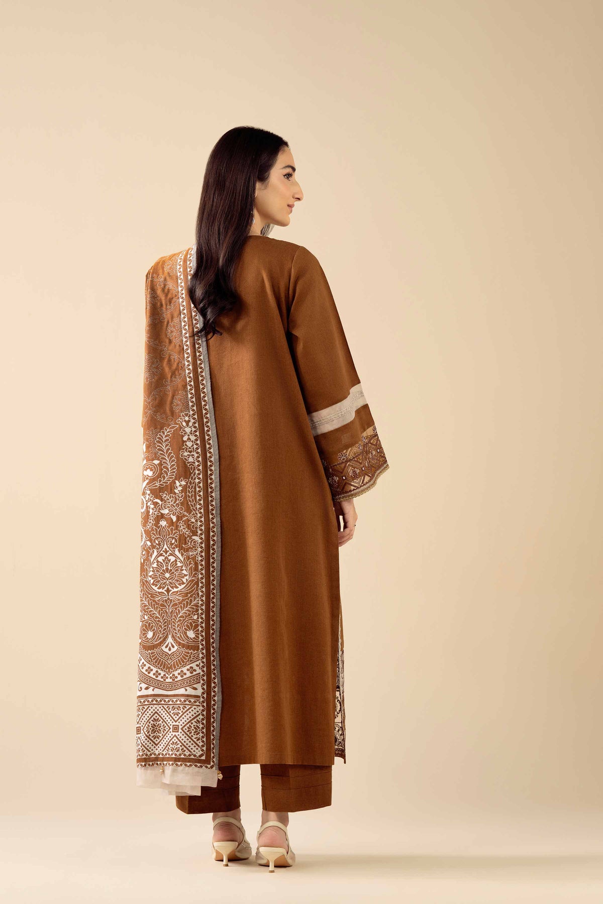3 Piece - Embroidered Suit - PW25-433 for Women - Pret Collection | Nishat | Shop Online