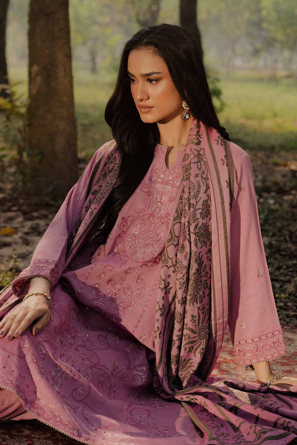 3 Piece - Embroidered Suit - PW25-436