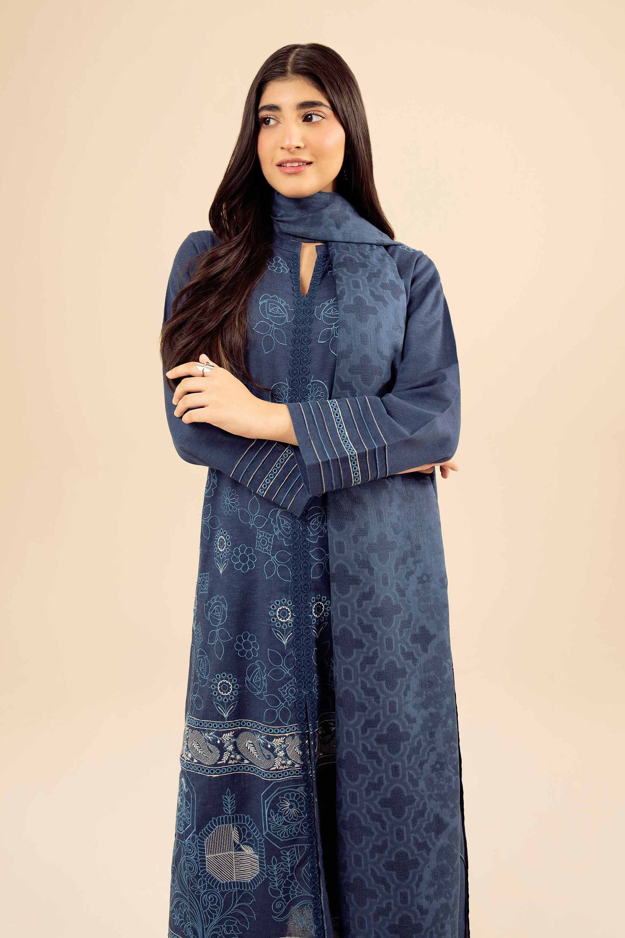 3 Piece - Embroidered Suit - PW25-452 Pret Winter 2025 Vol-1