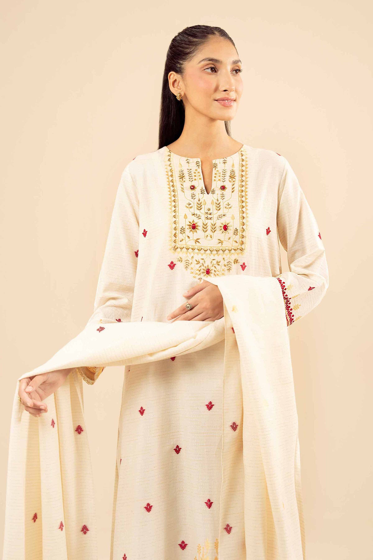 3 Piece - Printed Suit - PW25-454 for Women -  Pret Collection | Nishat | Shop Online