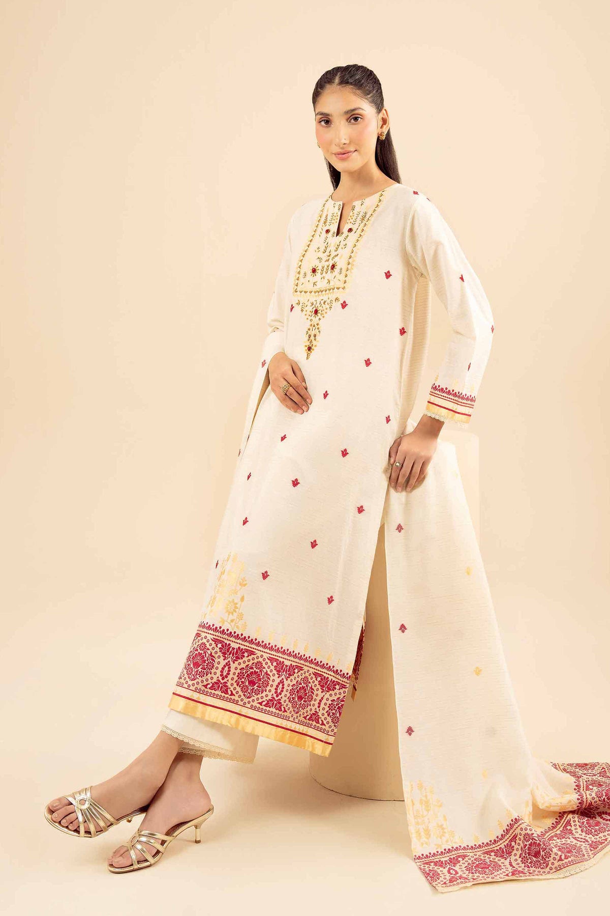 3 Piece - Printed Suit - PW25-454 for Women -  Pret Collection | Nishat | Shop Online