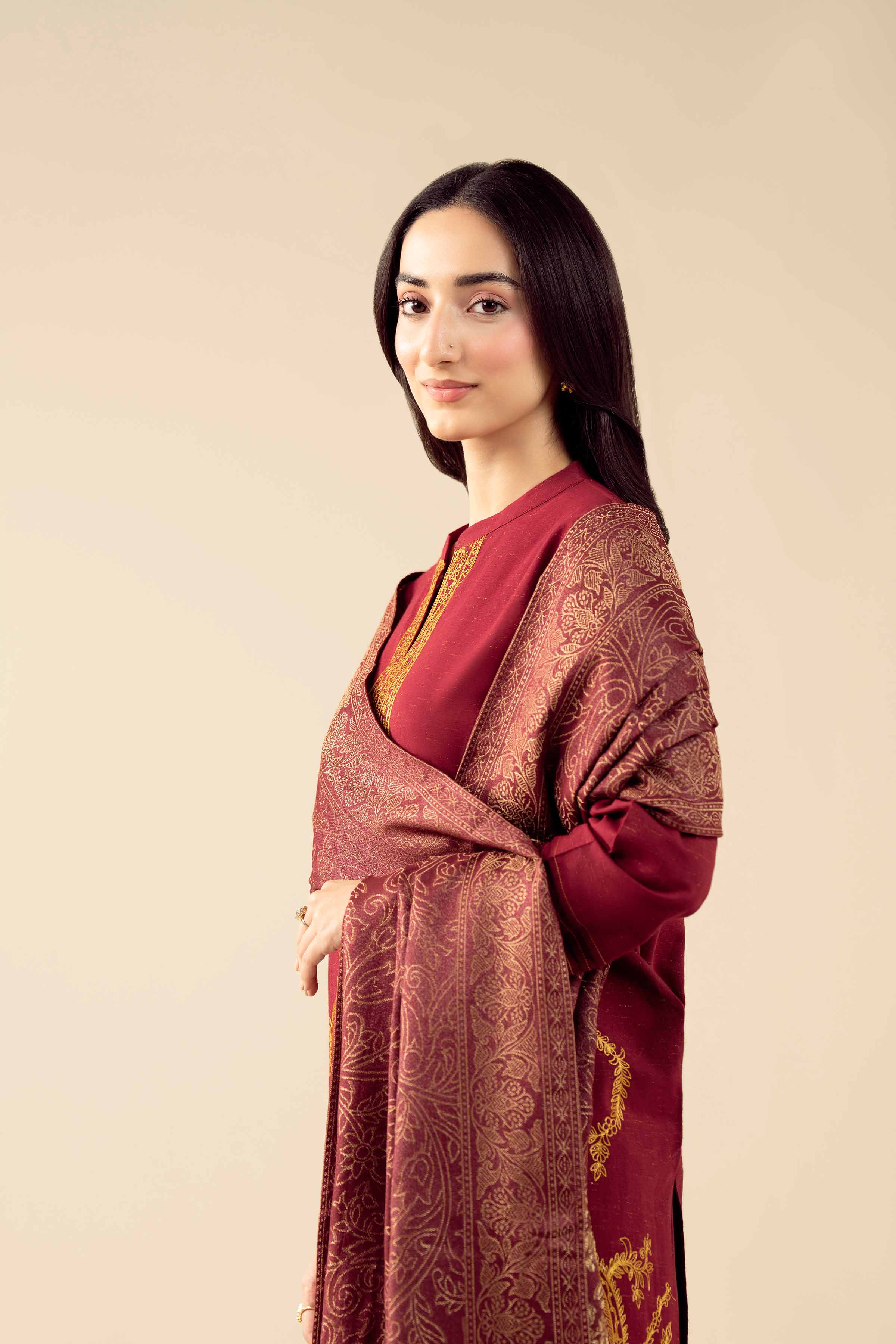 3 Piece - Embroidered Suit - PW25-458 for Women - Pret Collection | Nishat | Shop Online