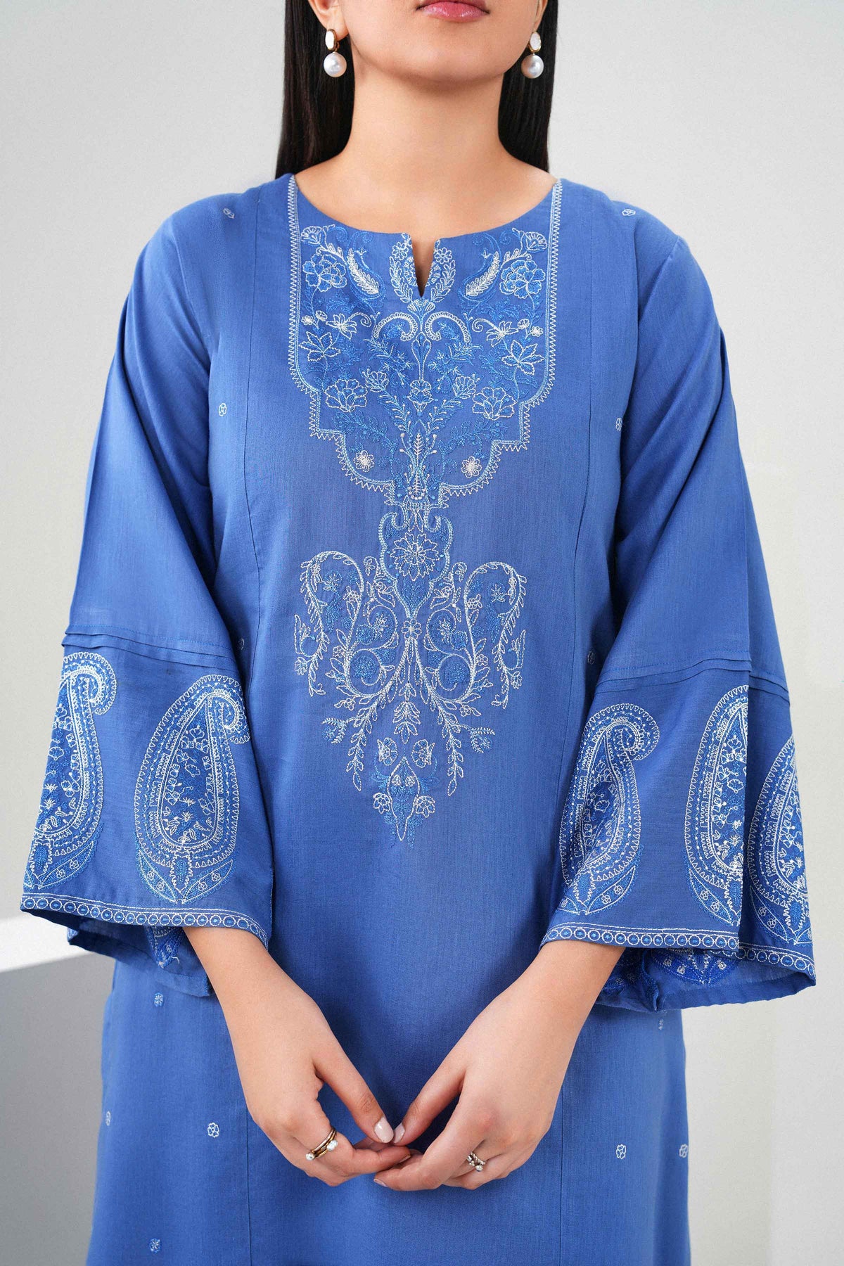 3 Piece - Embroidered Suit - PW25-468 for Women - Pret Collection | Nishat | Shop Online 