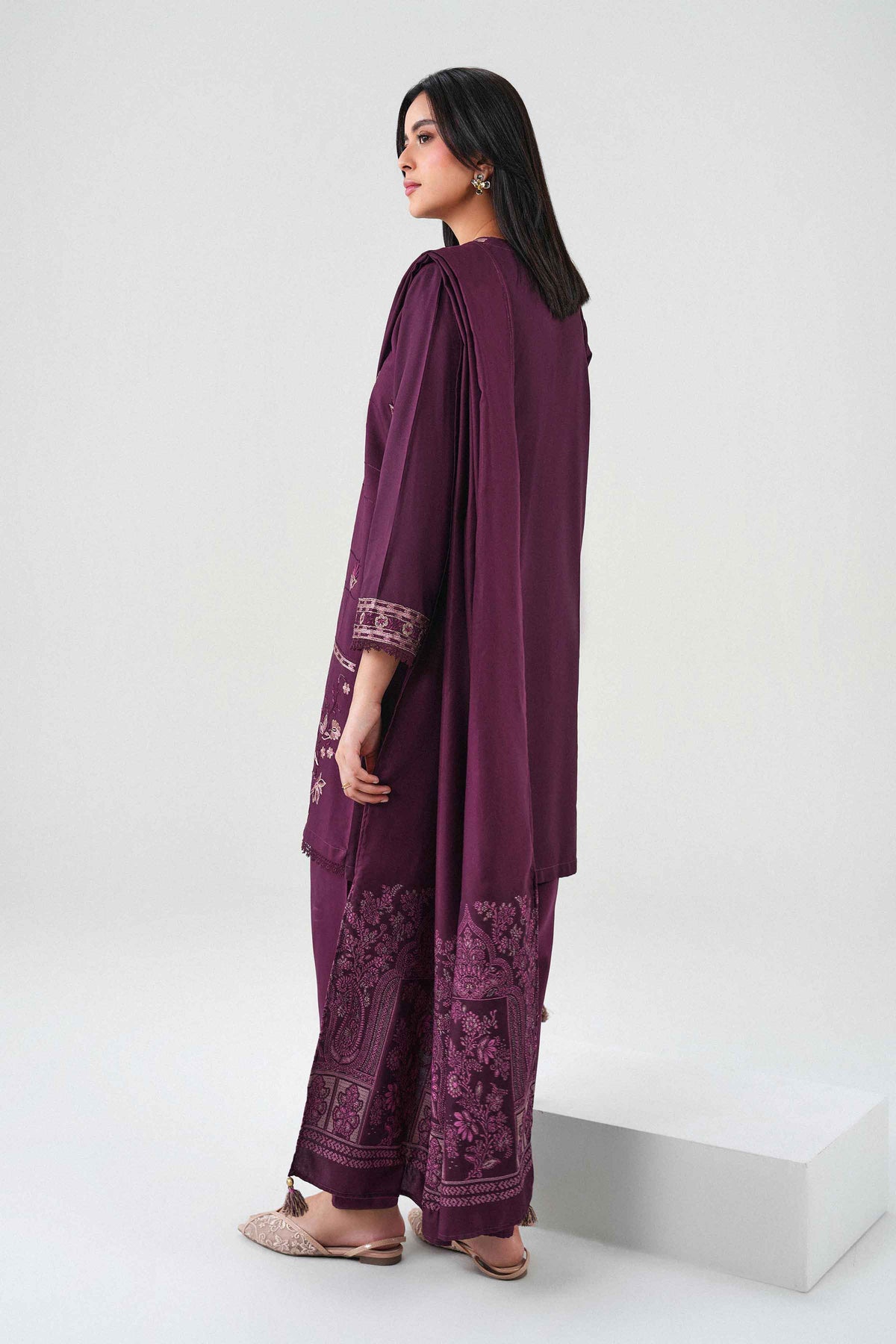 3 Piece - Embroidered Suit - PW25-469 for Women - Pret Collection | Nishat | Shop Online 