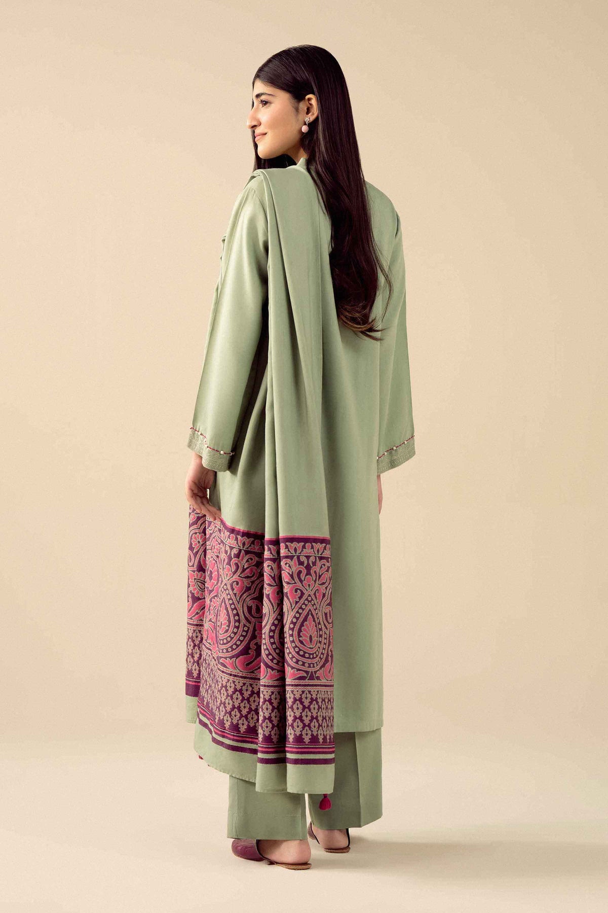 3 Piece - Embroidered Suit - PW25-470 for Women -  Pret Collection | Nishat | Shop Online