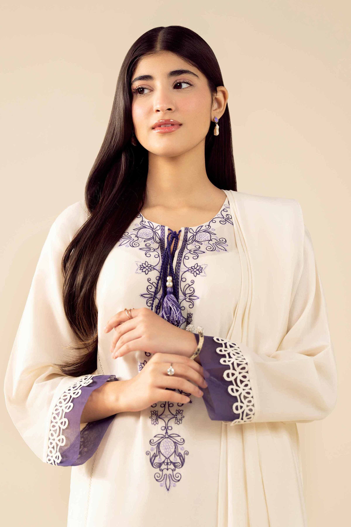 3 Piece - Embroidered Suit - PW25-471 for Women - Pret Collection | Nishat | Shop Online
