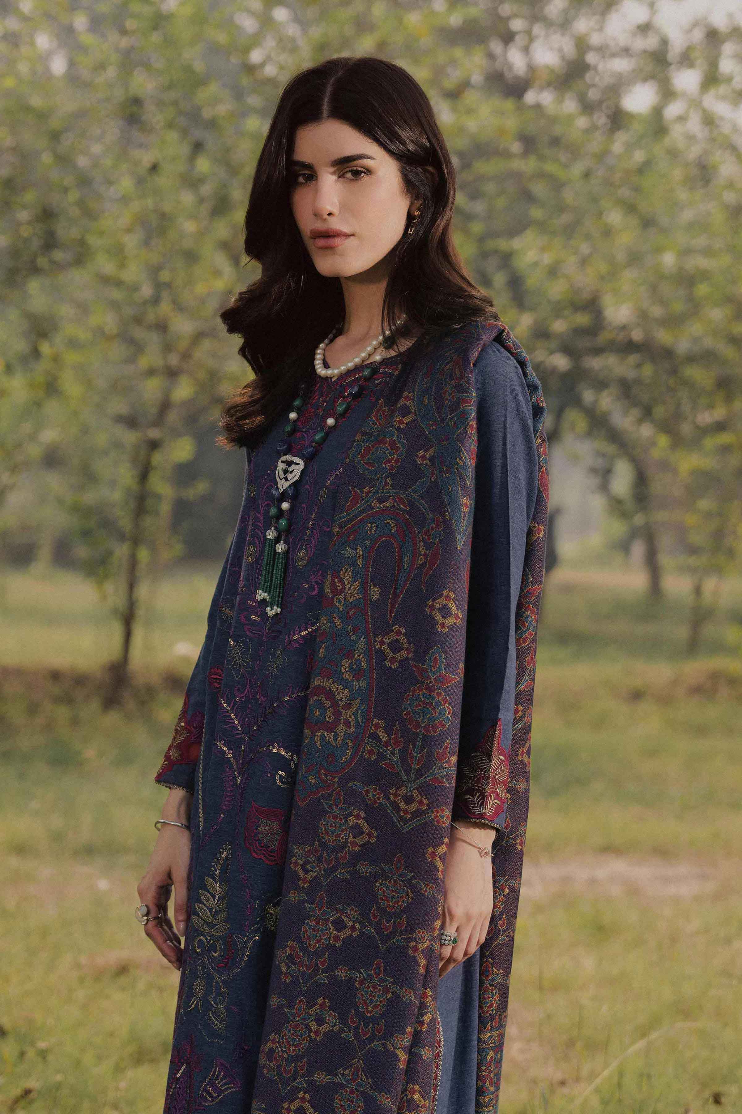 3 Piece - Embroidered Suit - PW25-478 for Women - Pret Collection | Nishat | Shop Online 