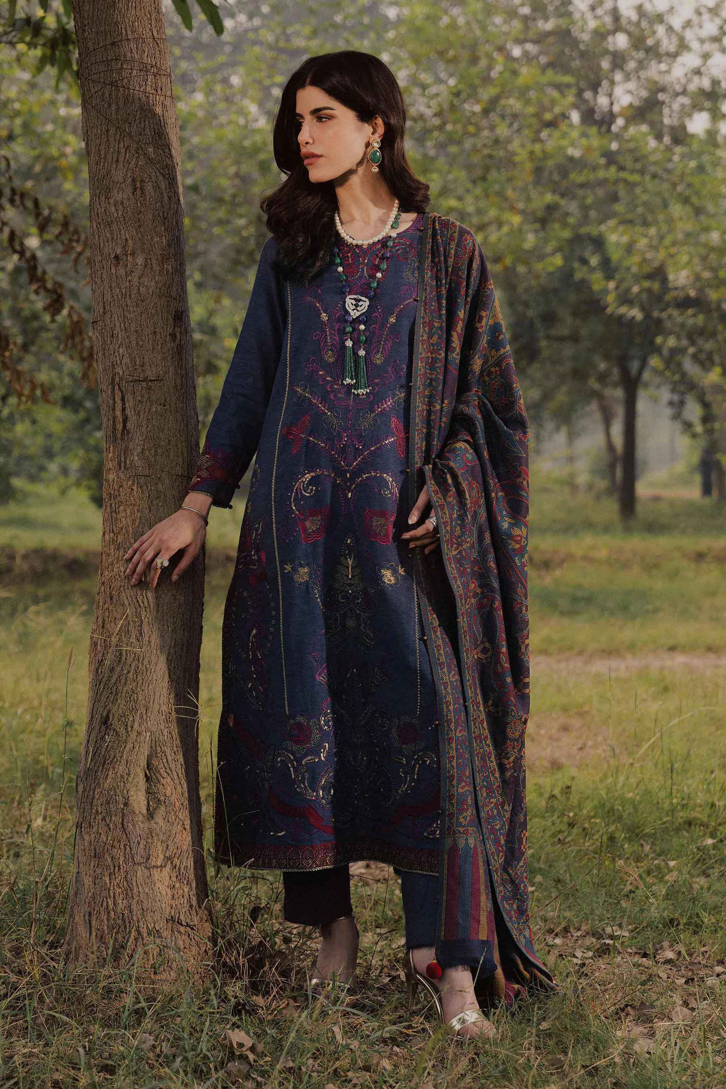 3 Piece - Embroidered Suit - PW25-478 for Women - Pret Collection | Nishat | Shop Online 