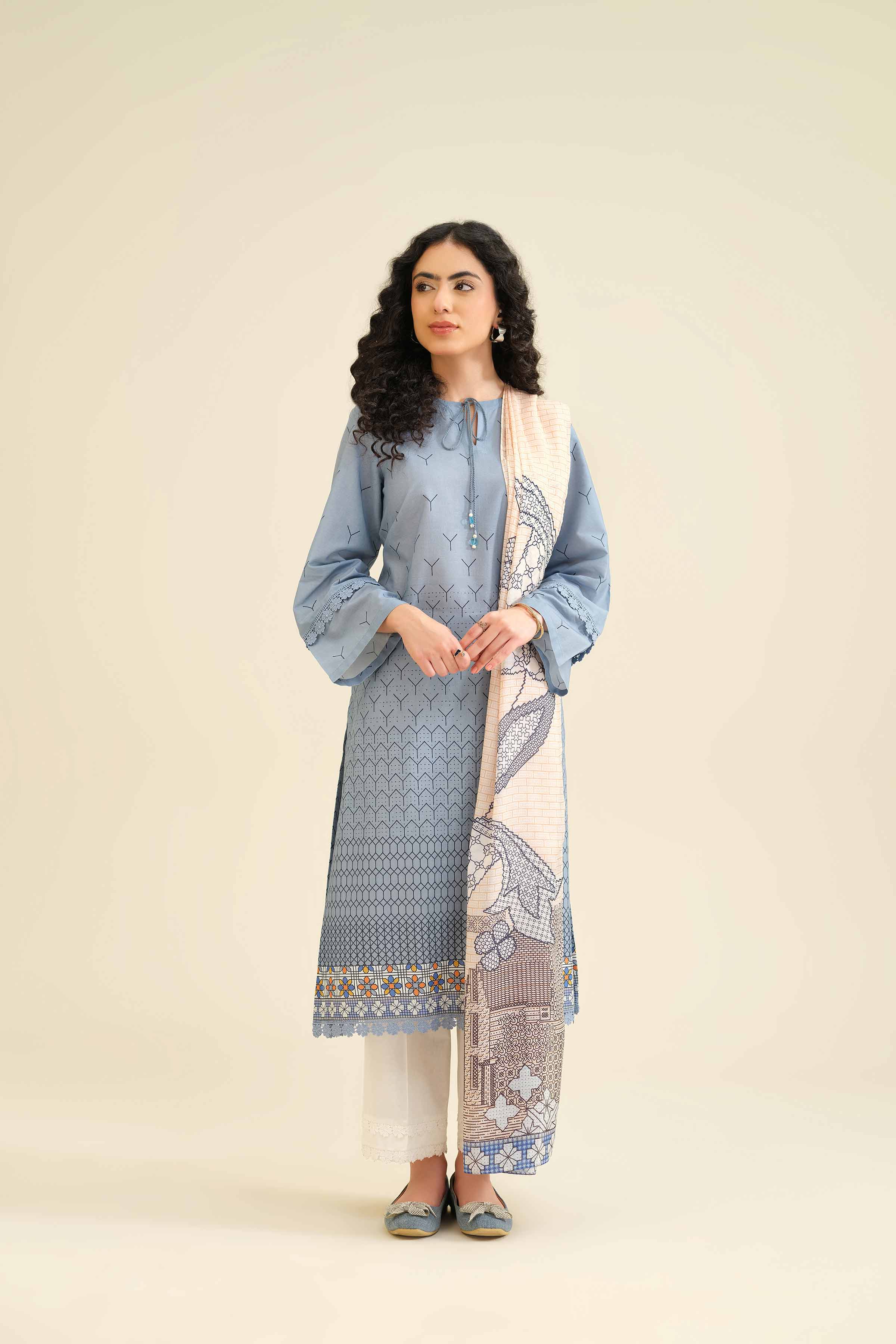 2 Piece - Printed Suit - PW25-48 for Women - Pret Collection | Nishat | Shop Online
