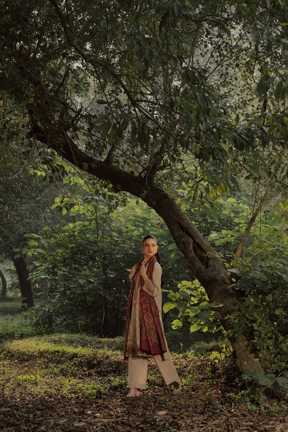 3 Piece - Embroidered Suit - PW25-480 for Women - Pret Collection | Nishat | Shop Online