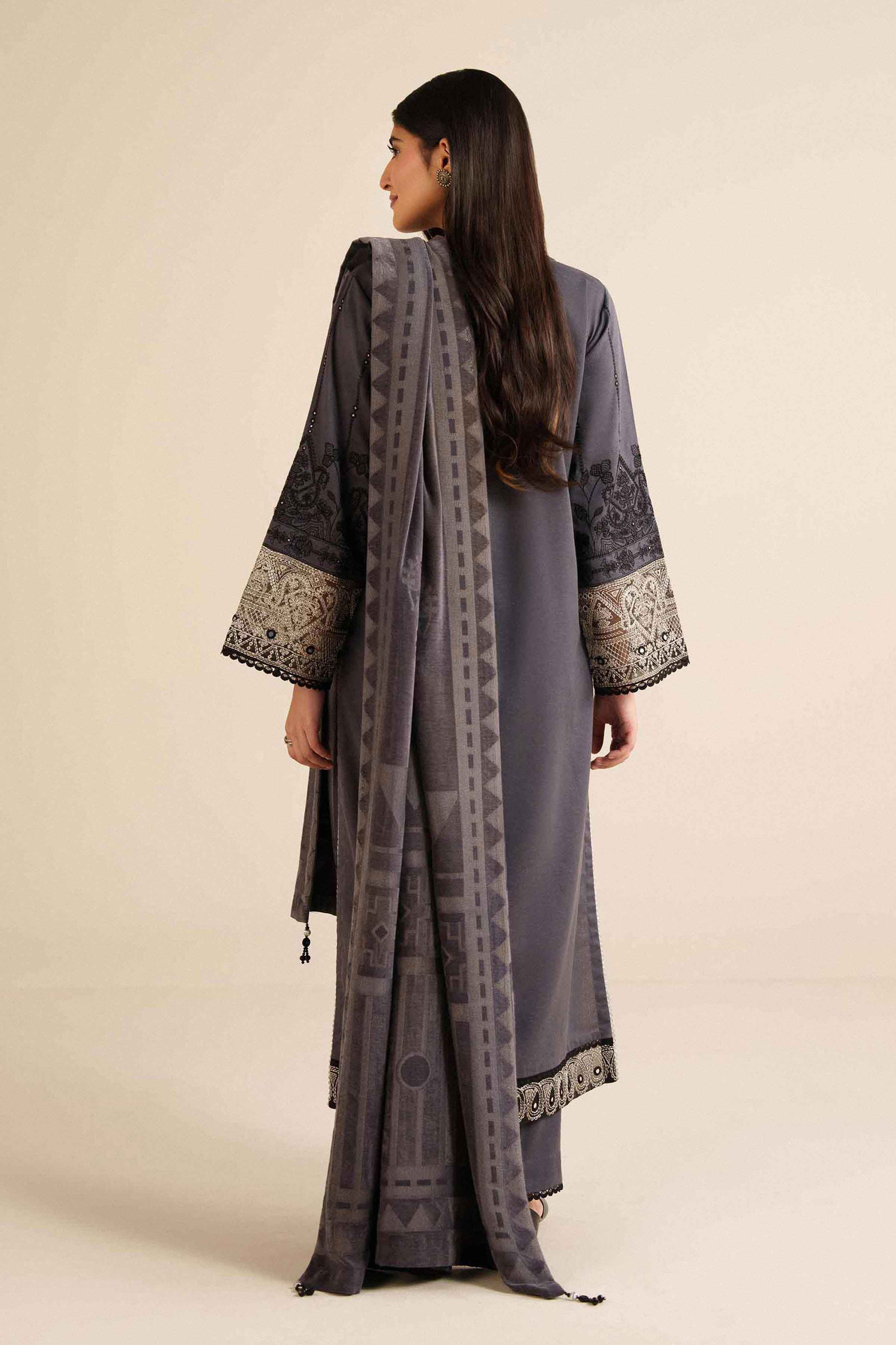 3 Piece - Embroidered Suit - PW25-483 for Women - Pret Collection | Nishat | Shop Online 