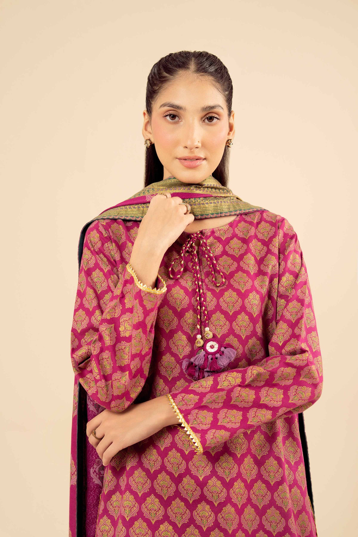 3 Piece - Printed Suit - PW25-495 for Women - Pret Collection | Nishat | Shop Online