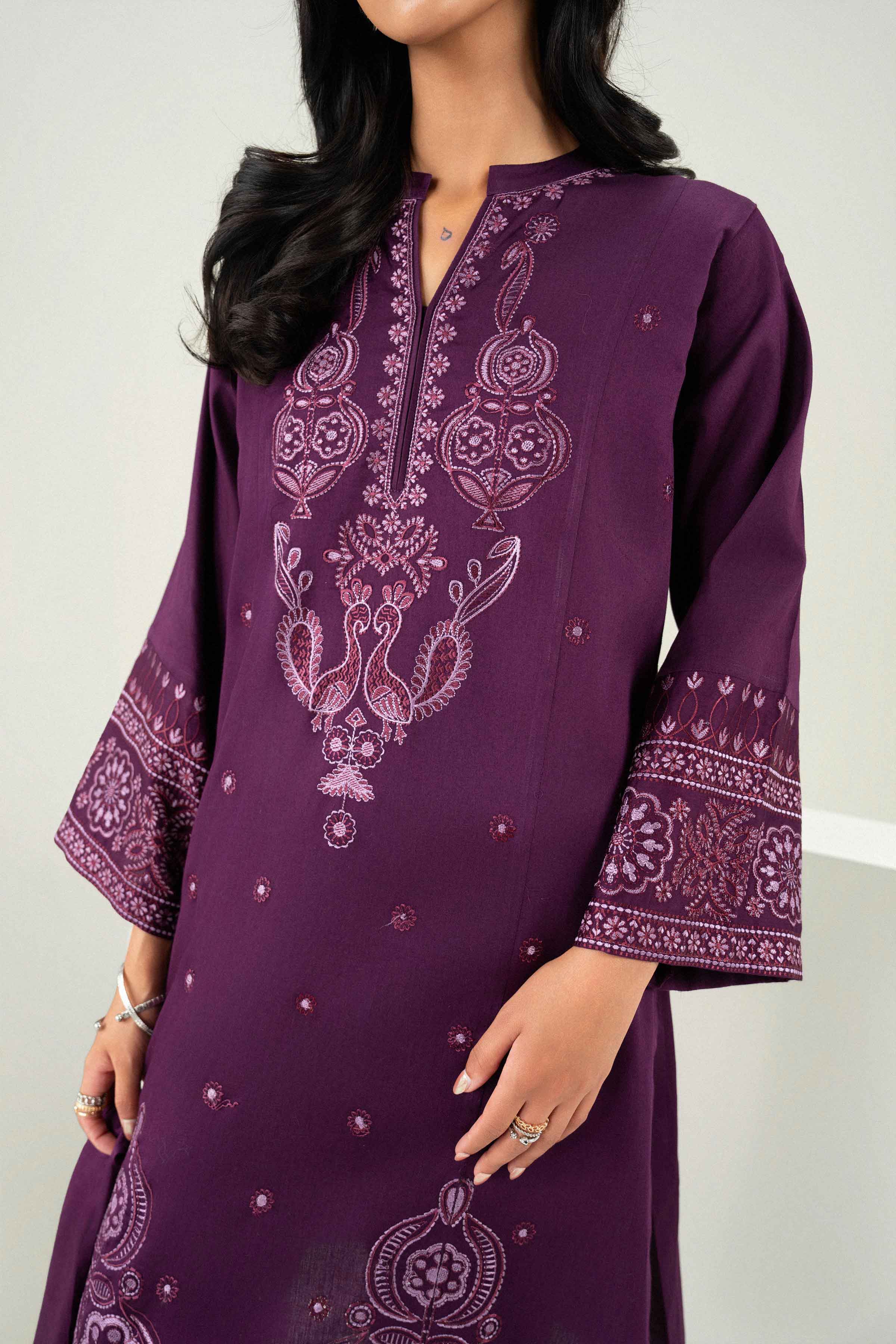 3 Piece - Embroidered Suit - PW25-498 for Women - Pret Collection | Nishat | Shop Online 