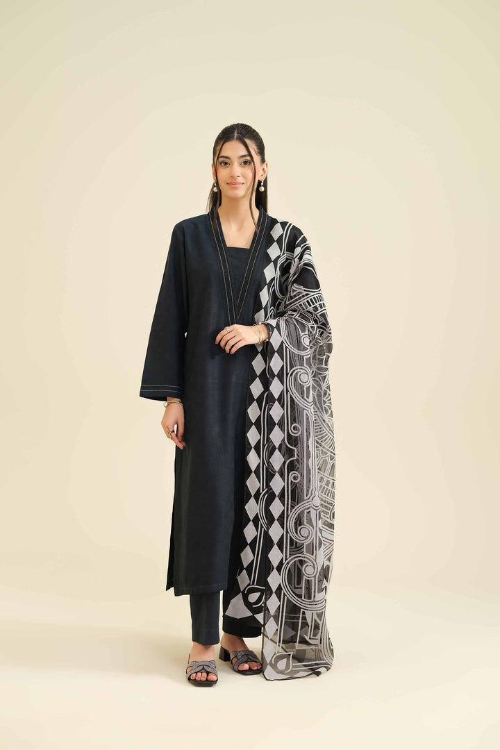 3 Piece - Basic Suit - PW25-50 for Women - Pret Collection | Nishat | Shop Online