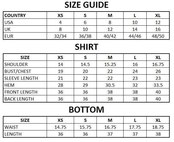 Size Guide