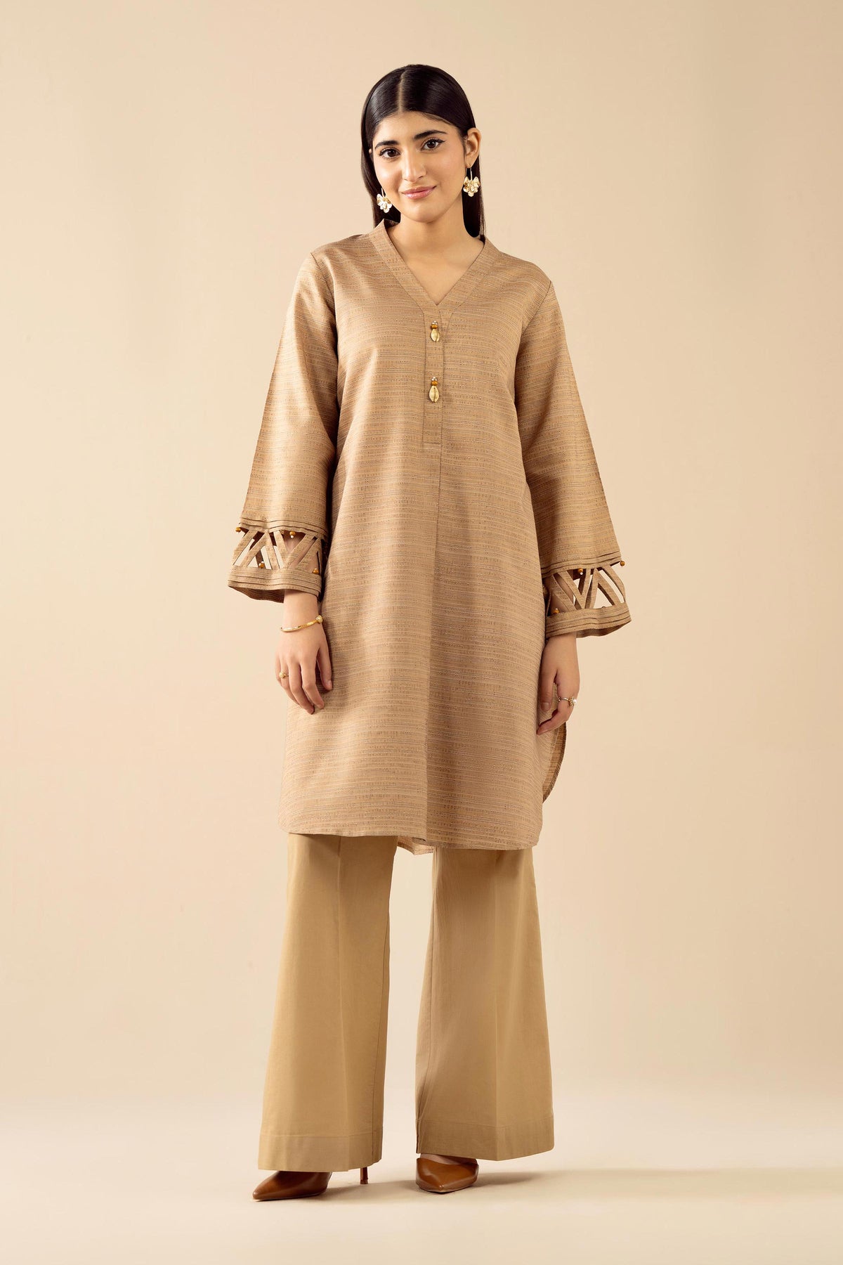 2 Piece - Solid Suit - PW25-513 for Women - Pret Collection | Nishat | Shop Online