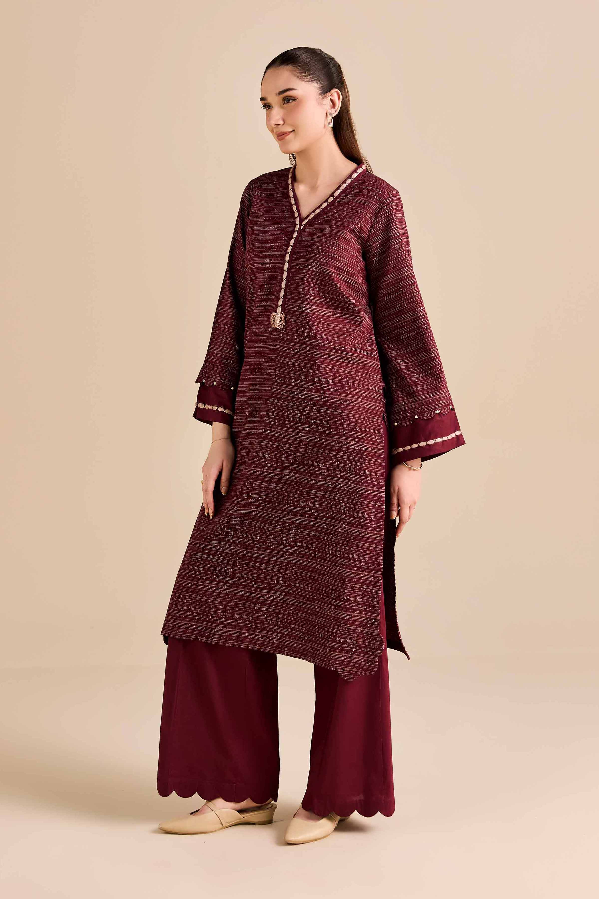 2 Piece - Embroidered Suit - PW25-514