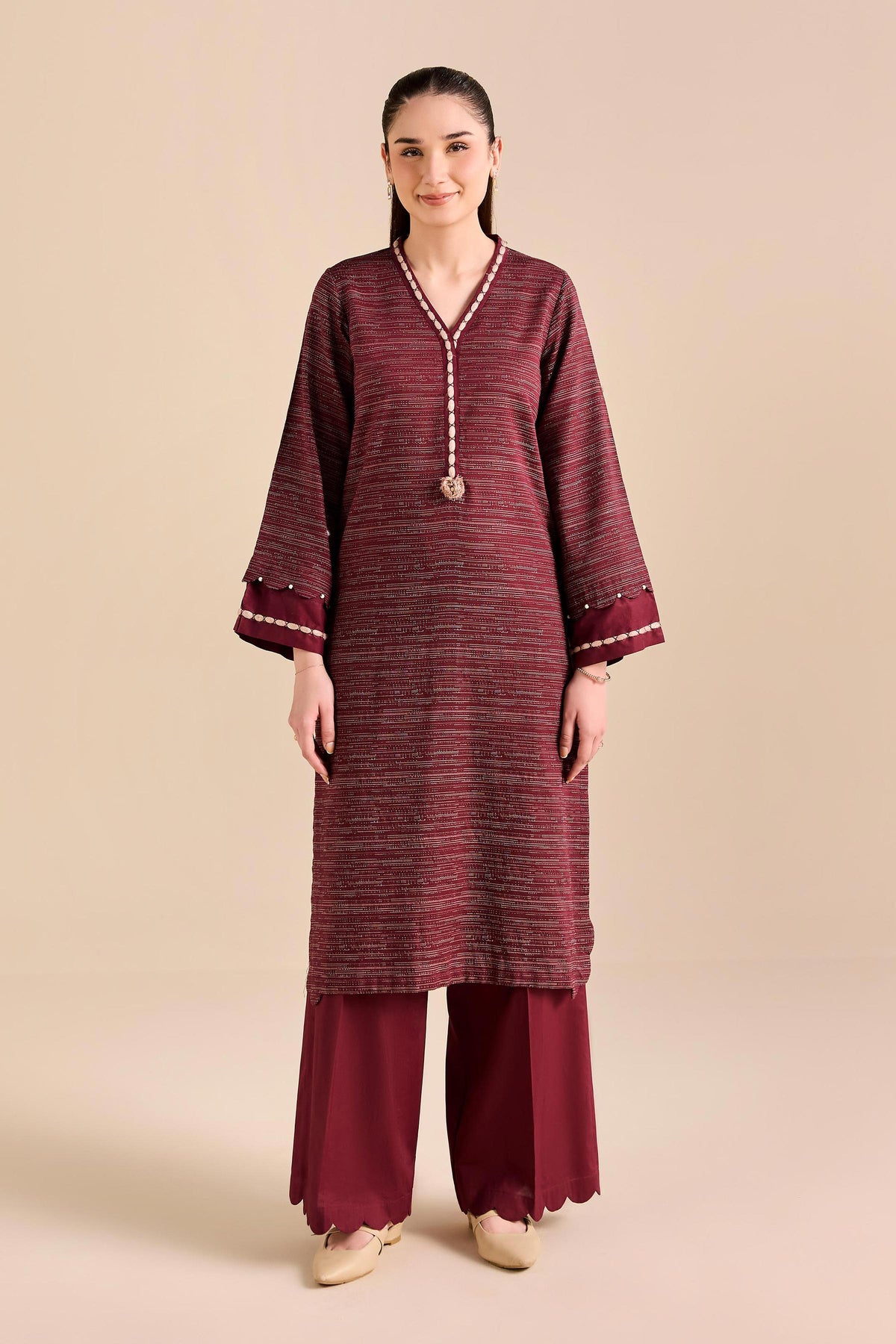 2 Piece - Embroidered Suit - PW25-514 for Women - Pret Collection | Nishat | Shop Online