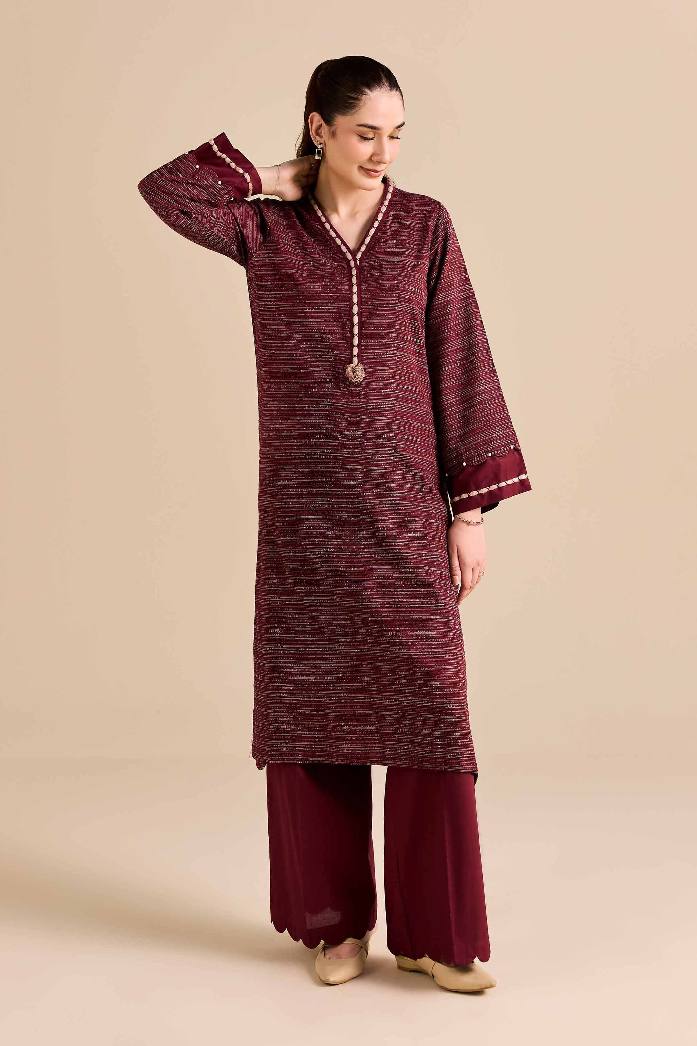 2 Piece - Embroidered Suit - PW25-514