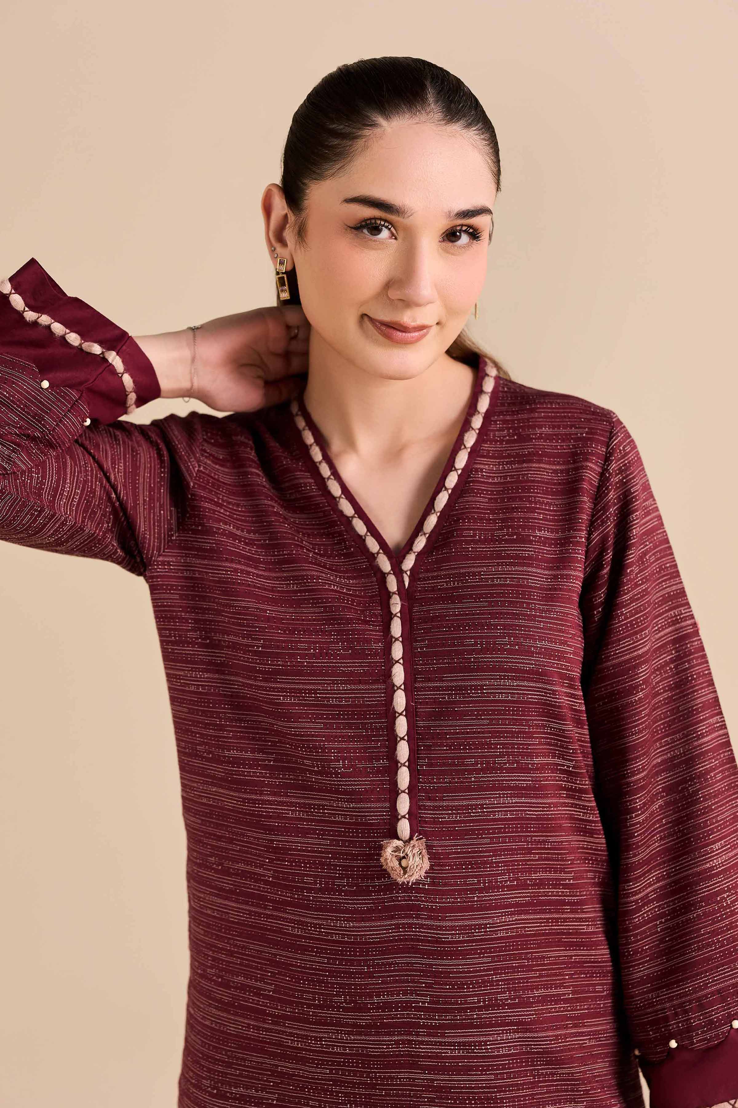 2 Piece - Embroidered Suit - PW25-514