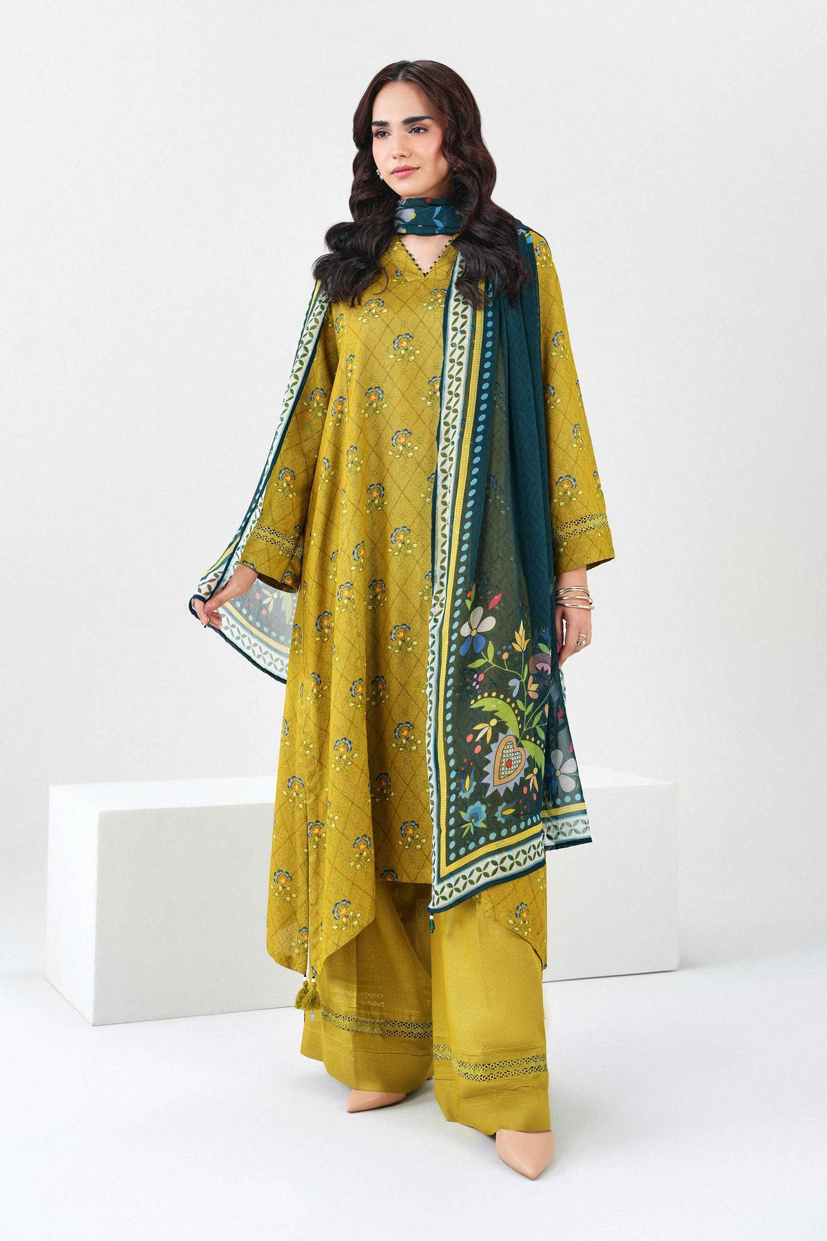 3 Piece - Printed Suit - PW25-519 for Women - Pret Collection | Nishat | Shop Online 