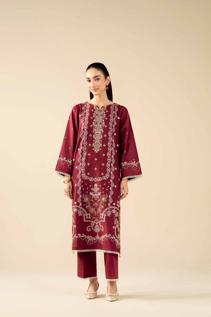 3 Piece - Embroidered Suit - PW25-530 for Women - Pret Collection | Nishat | Shop Online