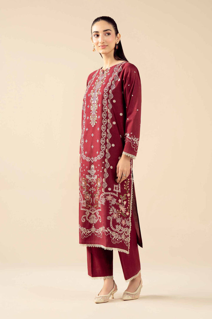 3 Piece - Embroidered Suit - PW25-530 for Women - Pret Collection | Nishat | Shop Online