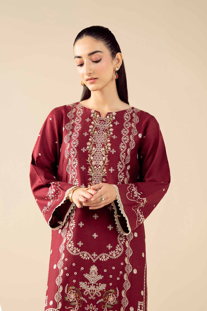 3 Piece - Embroidered Suit - PW25-530 for Women - Pret Collection | Nishat | Shop Online