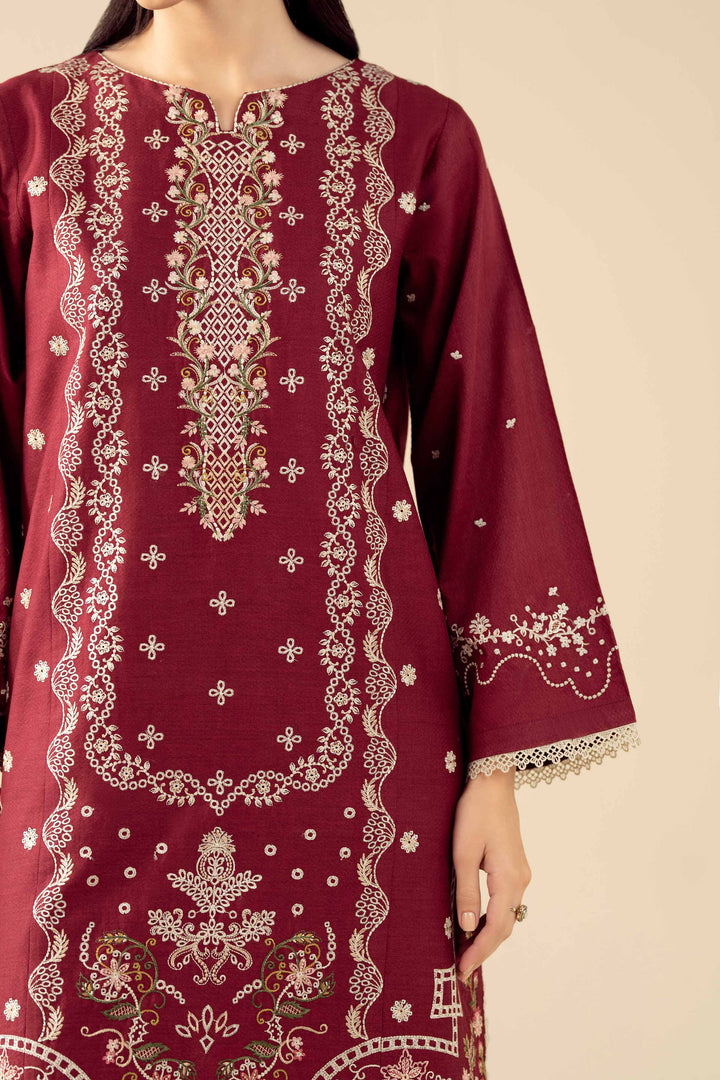 3 Piece - Embroidered Suit - PW25-530 for Women - Pret Collection | Nishat | Shop Online