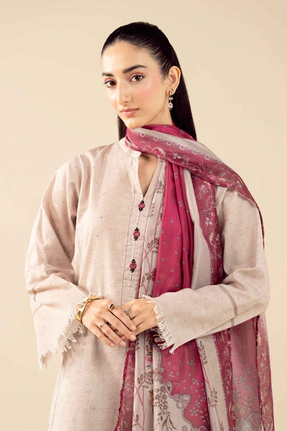 3 Piece - Printed Suit - PW25-536 for Women -  Pret Collection | Nishat | Shop Online