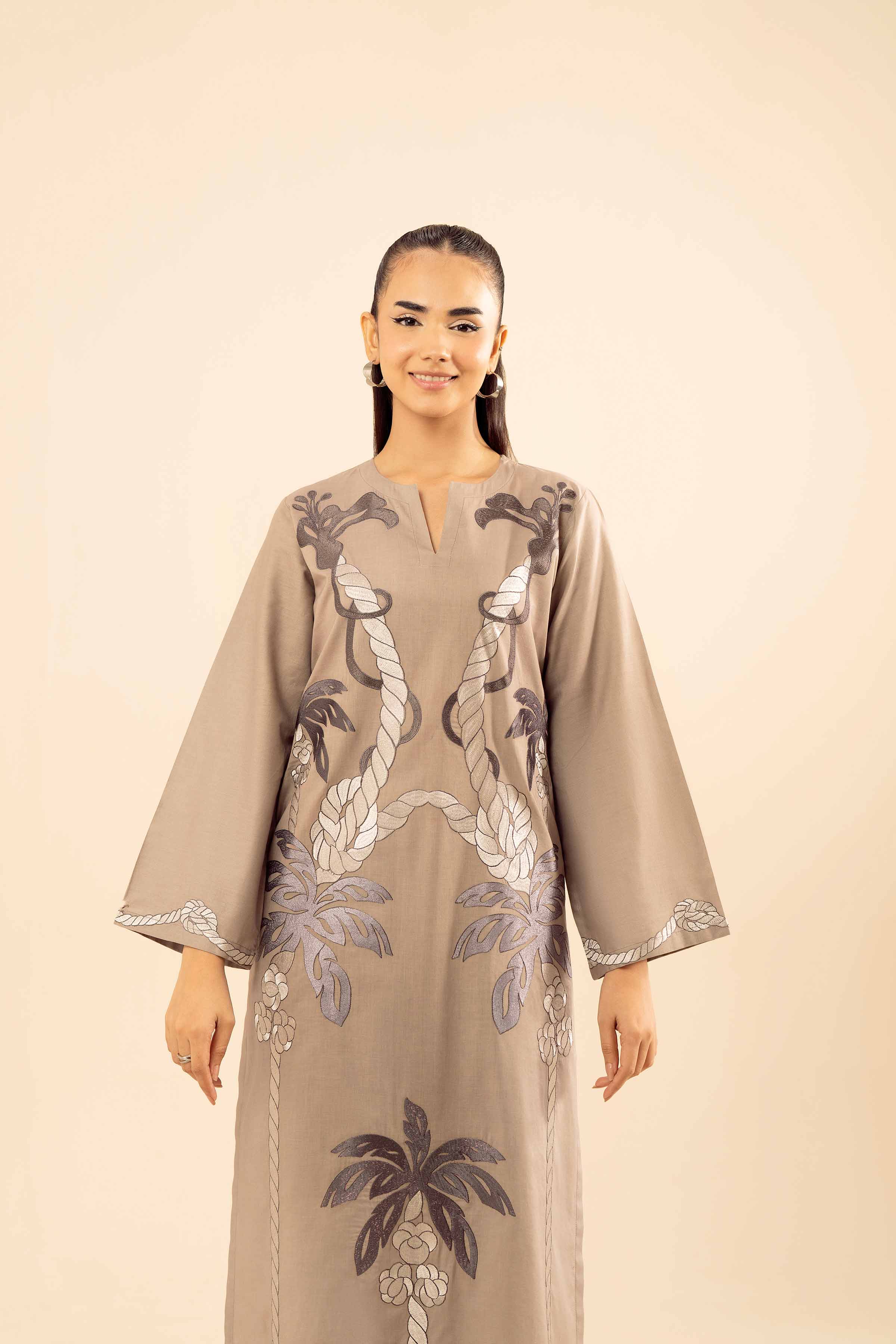 2 Piece - Embroidered Suit - PW25-54 for Women - Pret Collection | Nishat | Shop Online