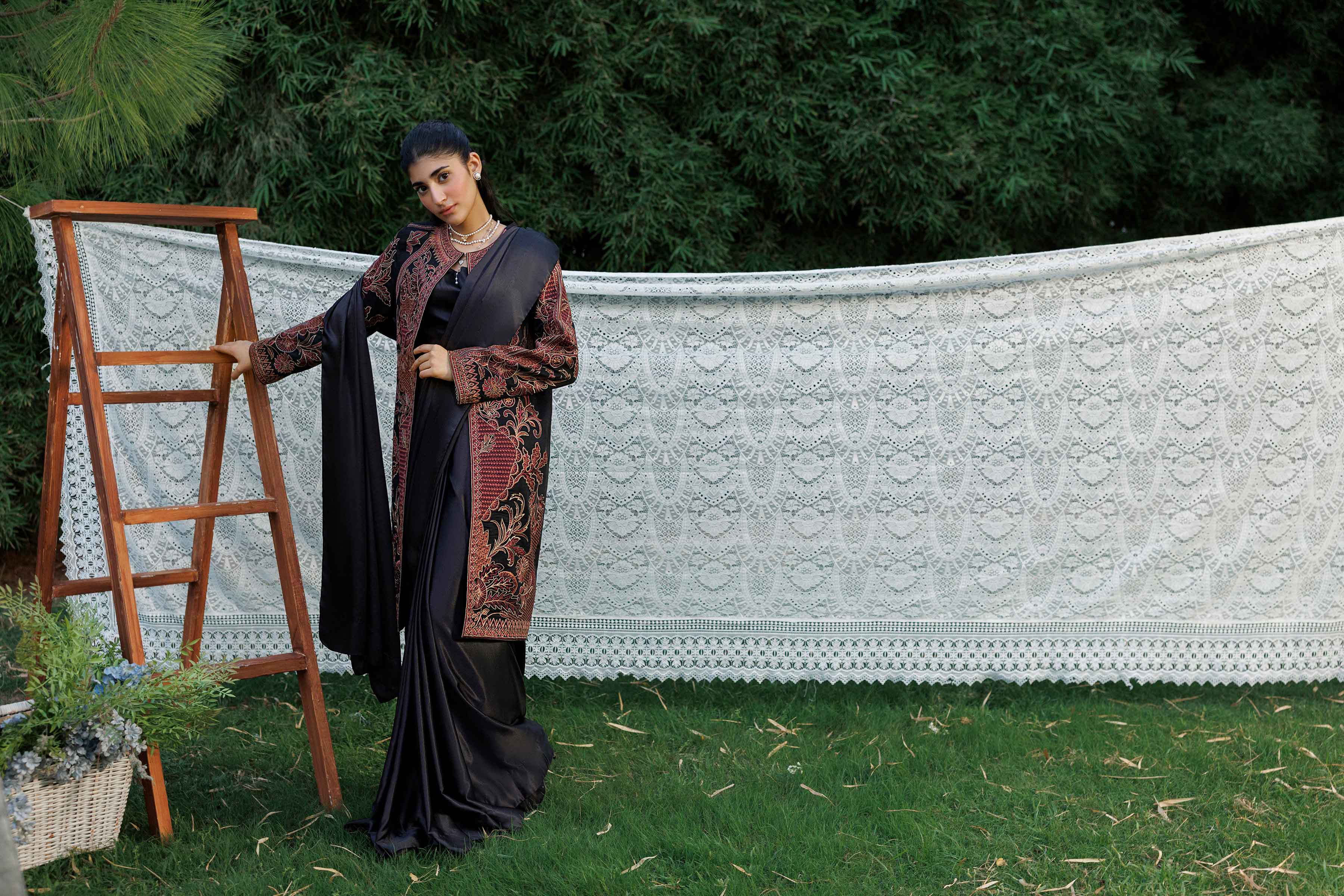 Embroidered Jacket - PW25-542 for Women - Pret Collection | Nishat | Shop Online 