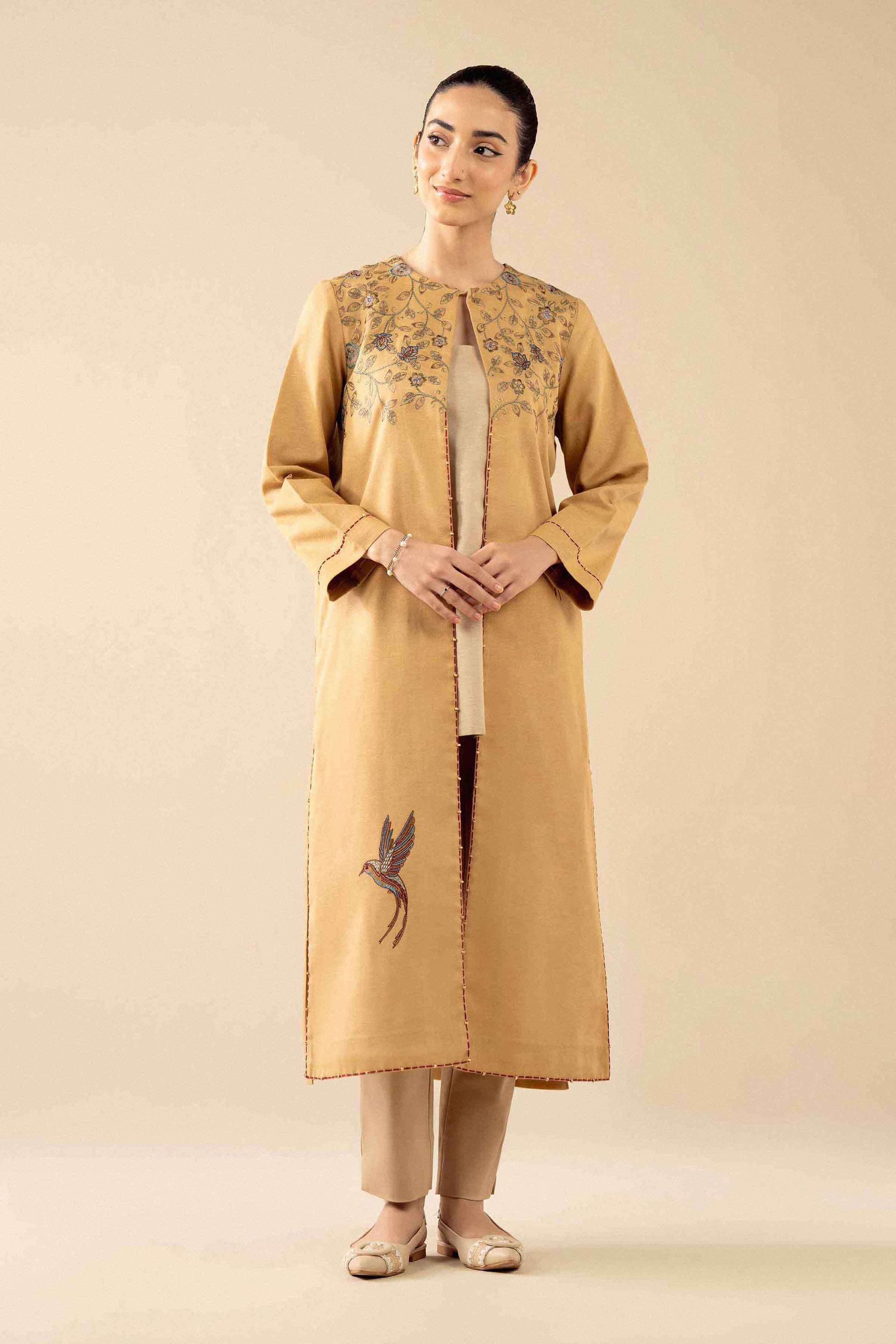 Embroidered Jacket - PW25-546 for Women - Pret Collection | Nishat | Shop Online 